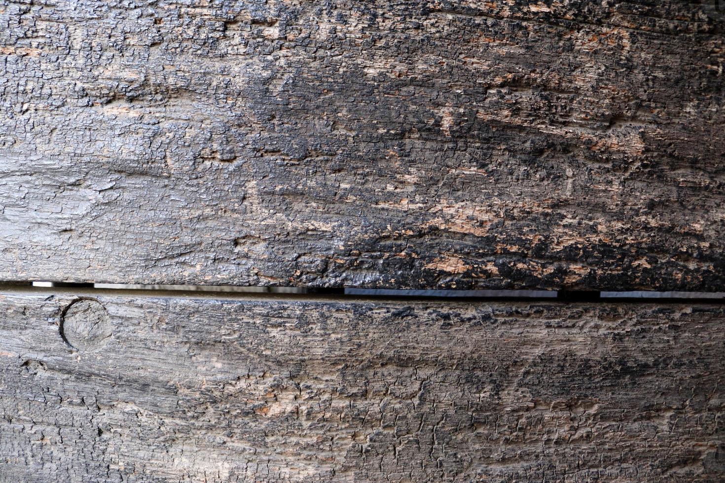 vista ravvicinata su diverse superfici in legno di tronchi di assi e pareti in legno ad alta risoluzione foto