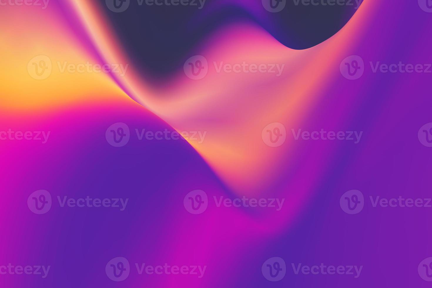 sfondo di rendering 3d fluido ultravioletto. superfici al neon futuristiche astratte alla moda. liquido colorato forma uno sfondo vivido foto