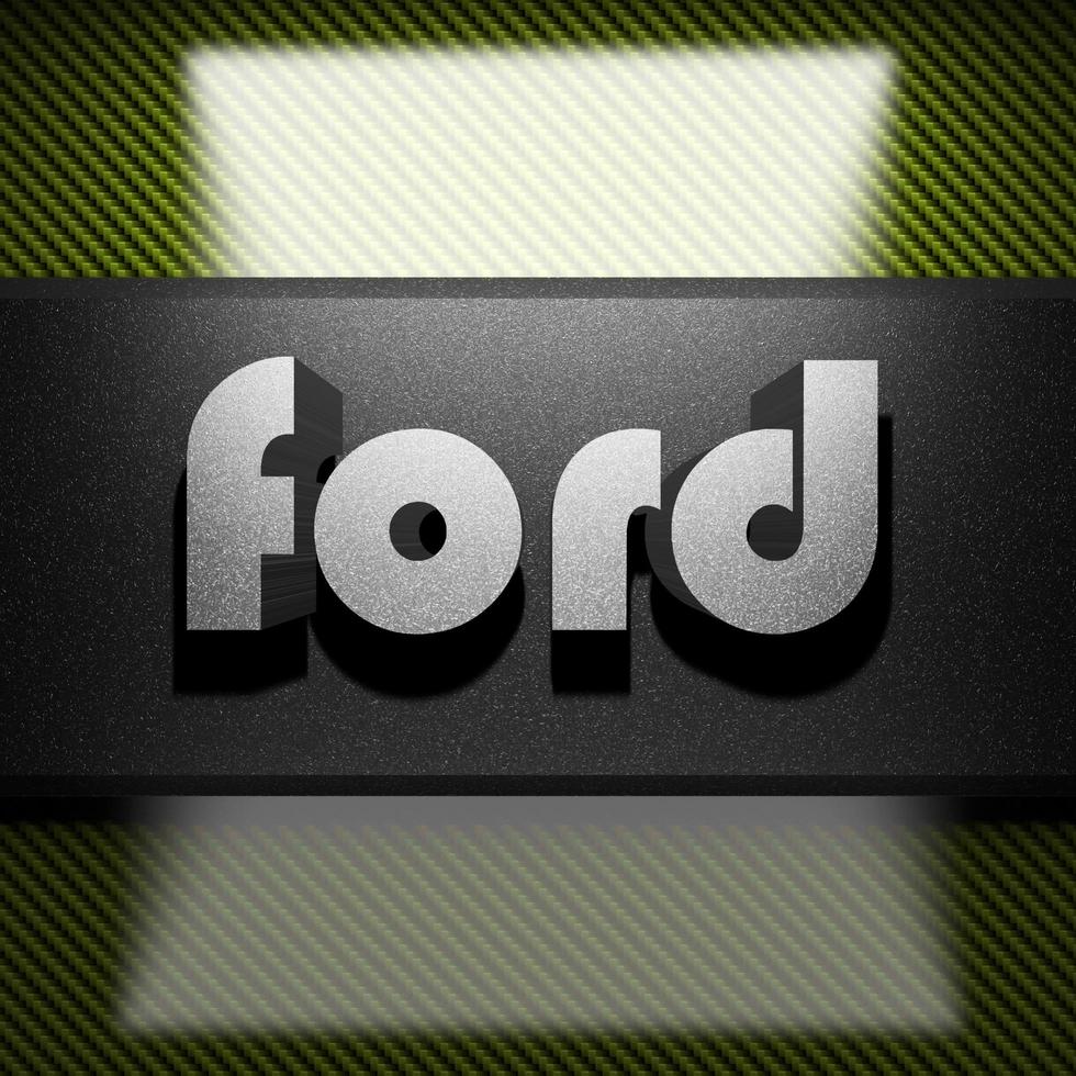 Ford parola di ferro sul carbonio foto