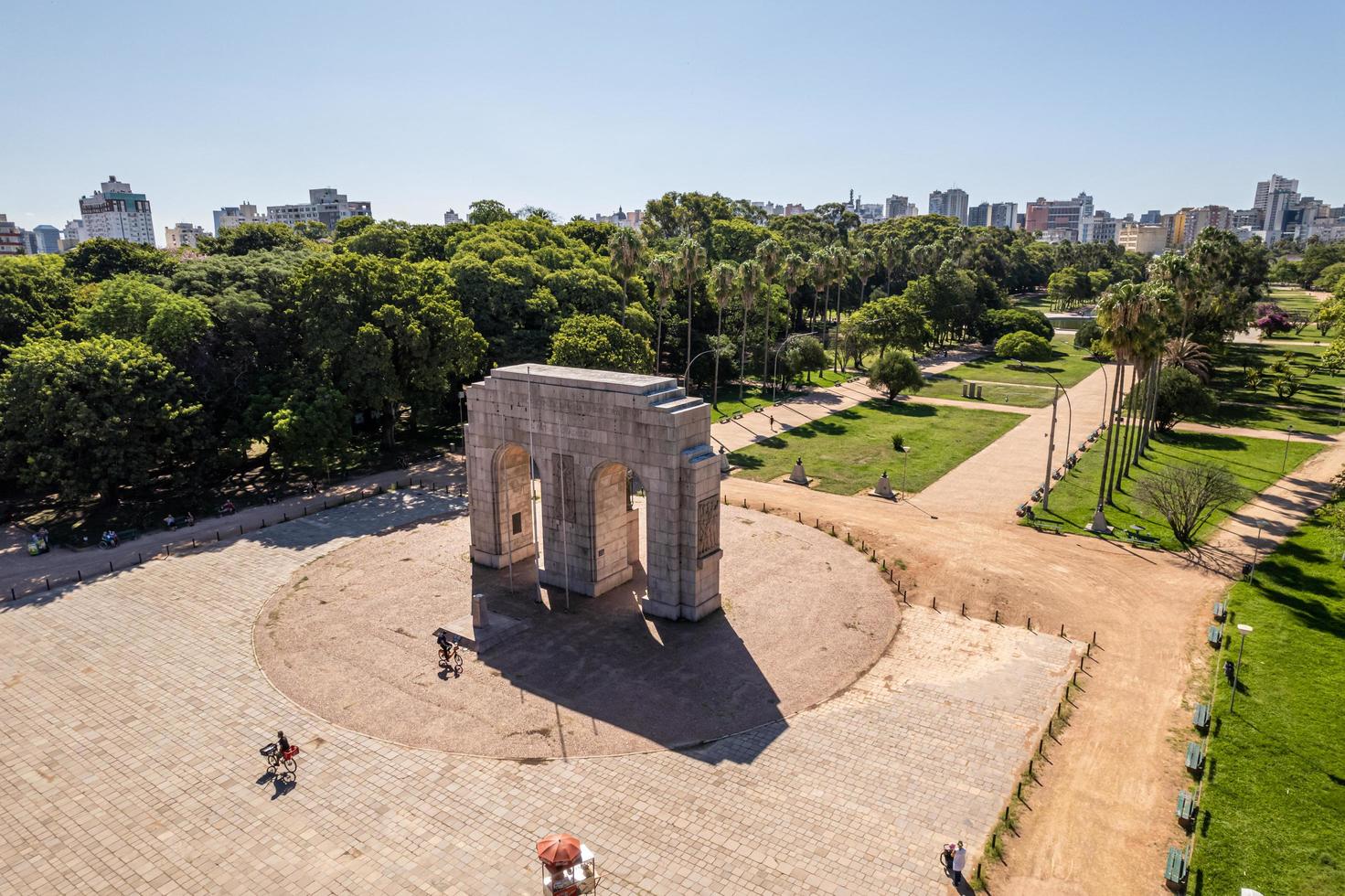 brasile, maggio 2019 - veduta aerea di porto alegre foto