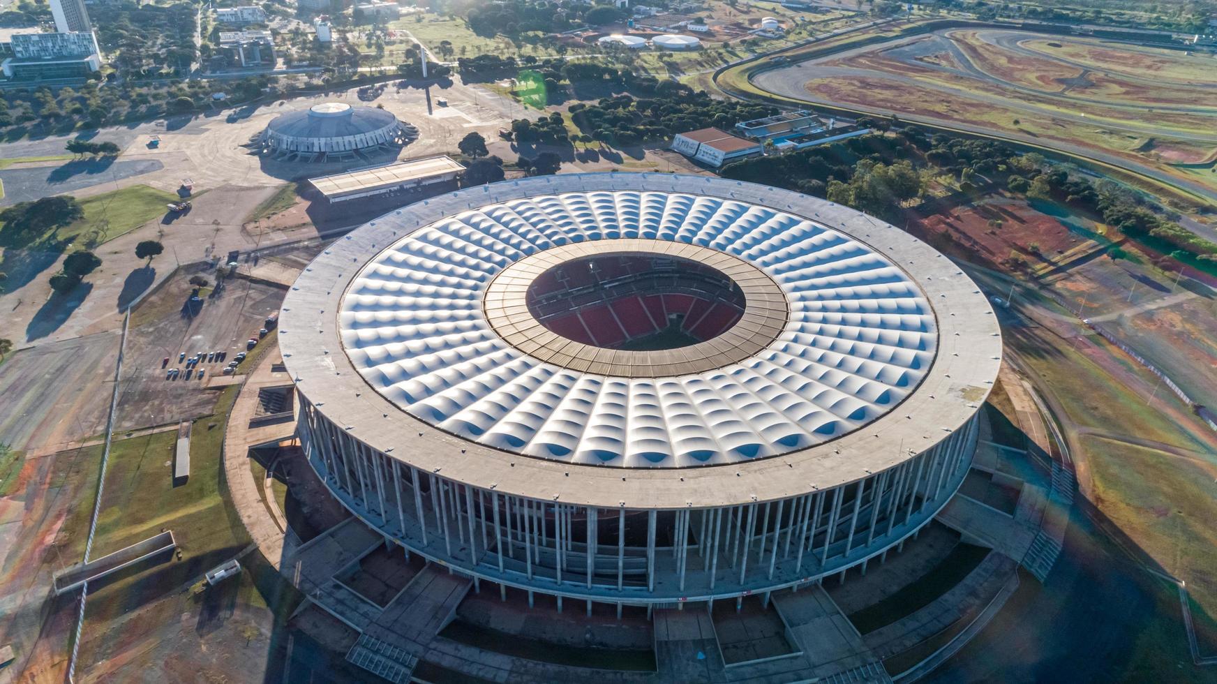 brasile, maggio 2019 - vista dello stadio nazionale foto