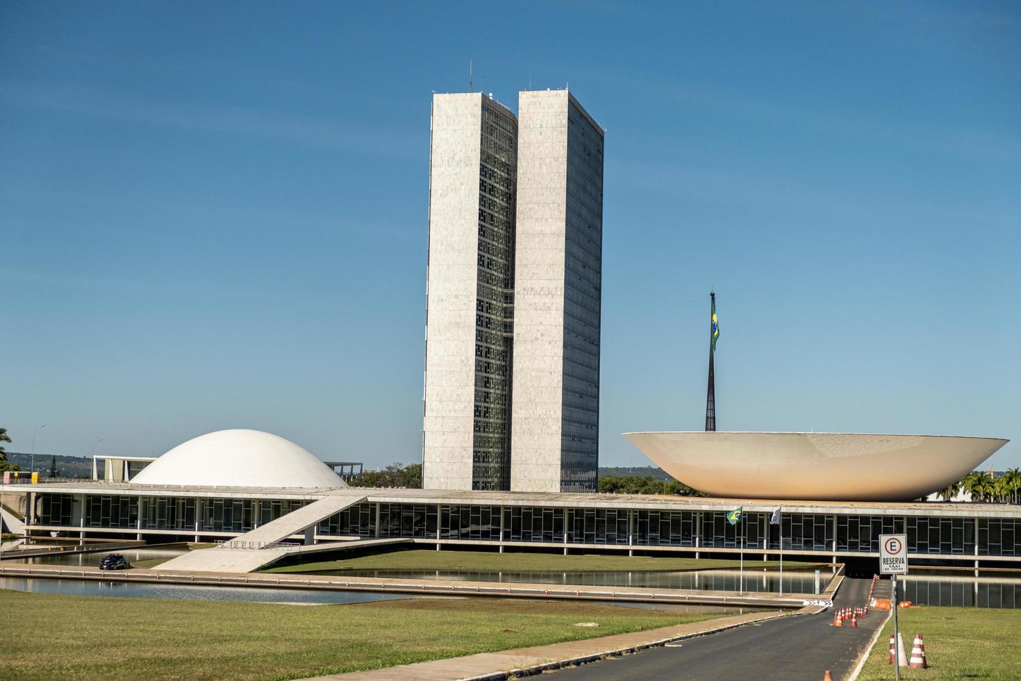 brasile, maggio 2019 - vista del congresso nazionale foto