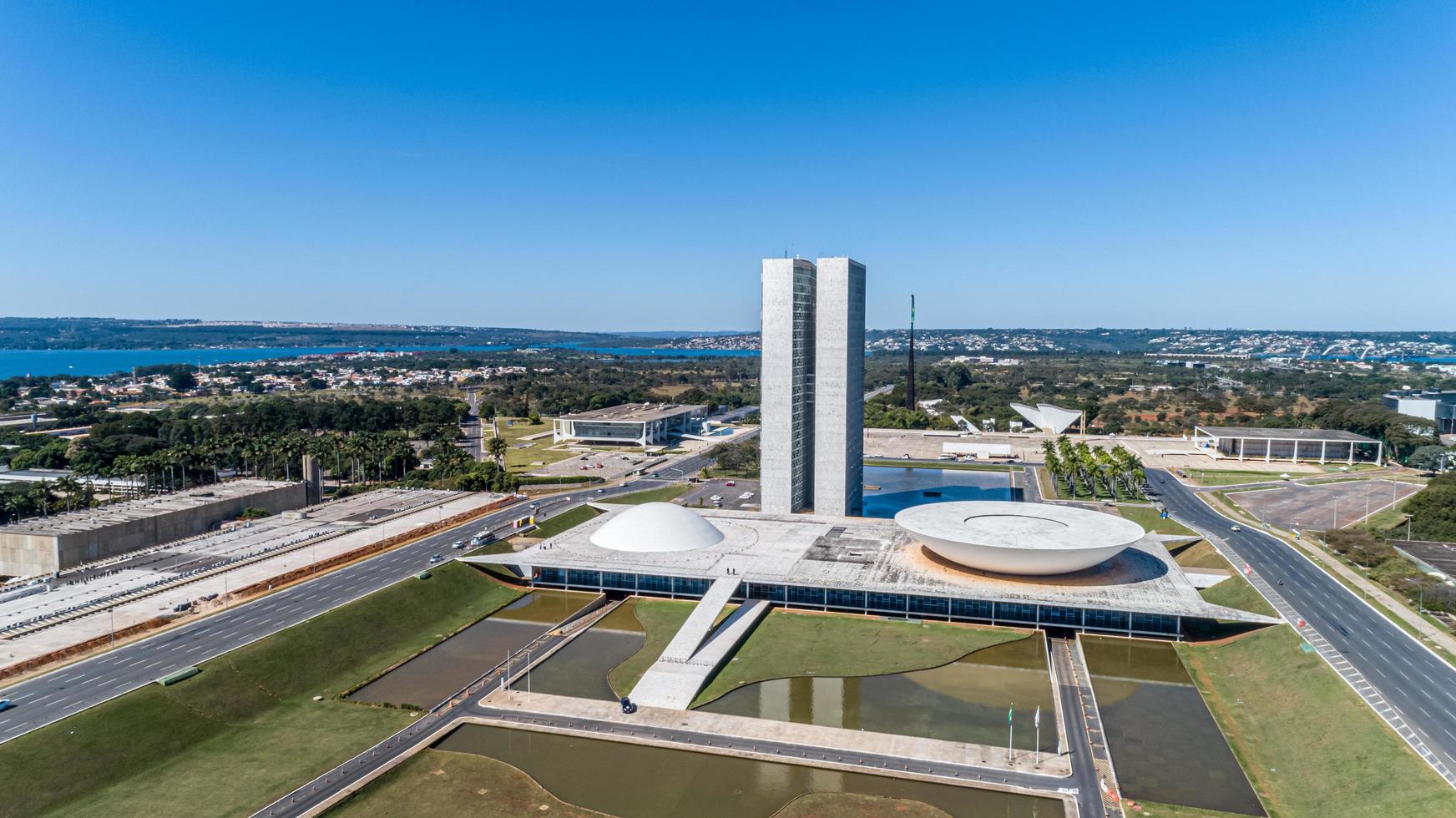 brasile, maggio 2019 - vista del congresso nazionale foto