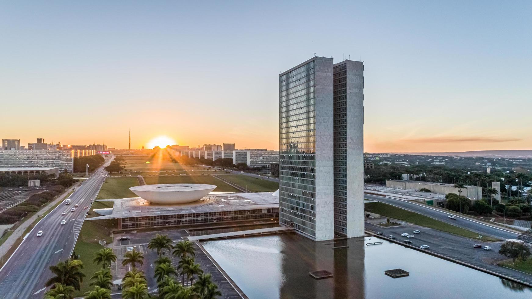 brasile, maggio 2019 - vista del congresso nazionale foto