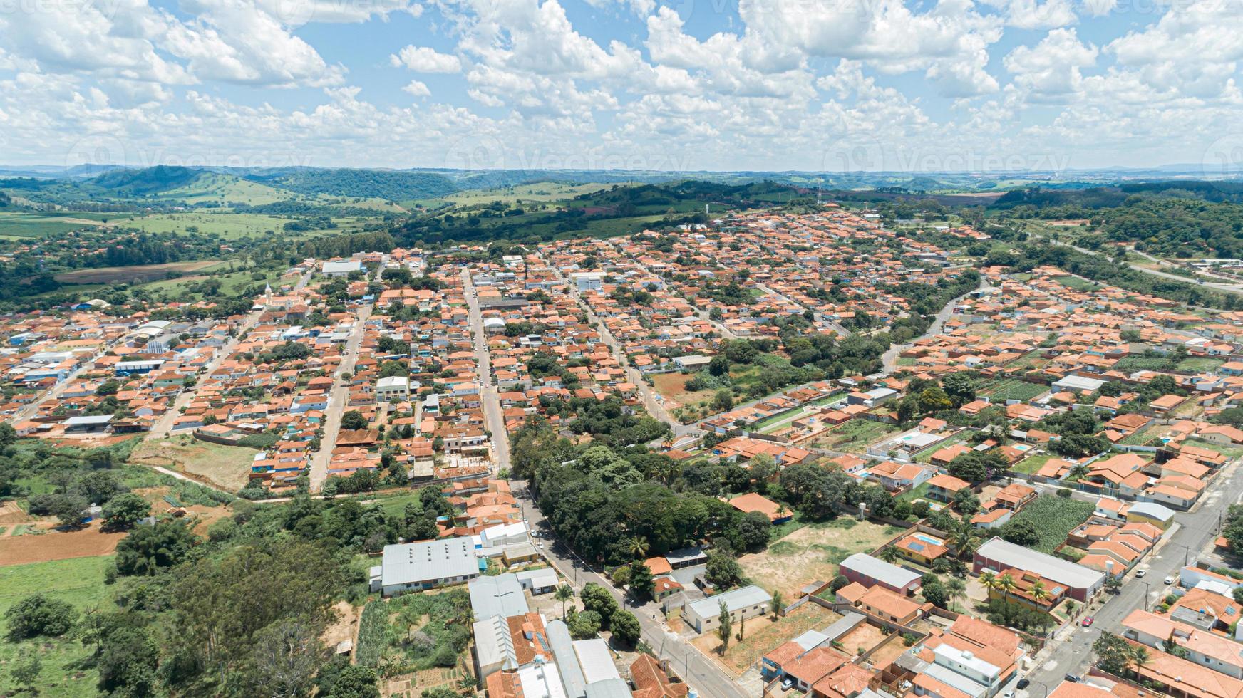 veduta aerea della città di arceburgo foto