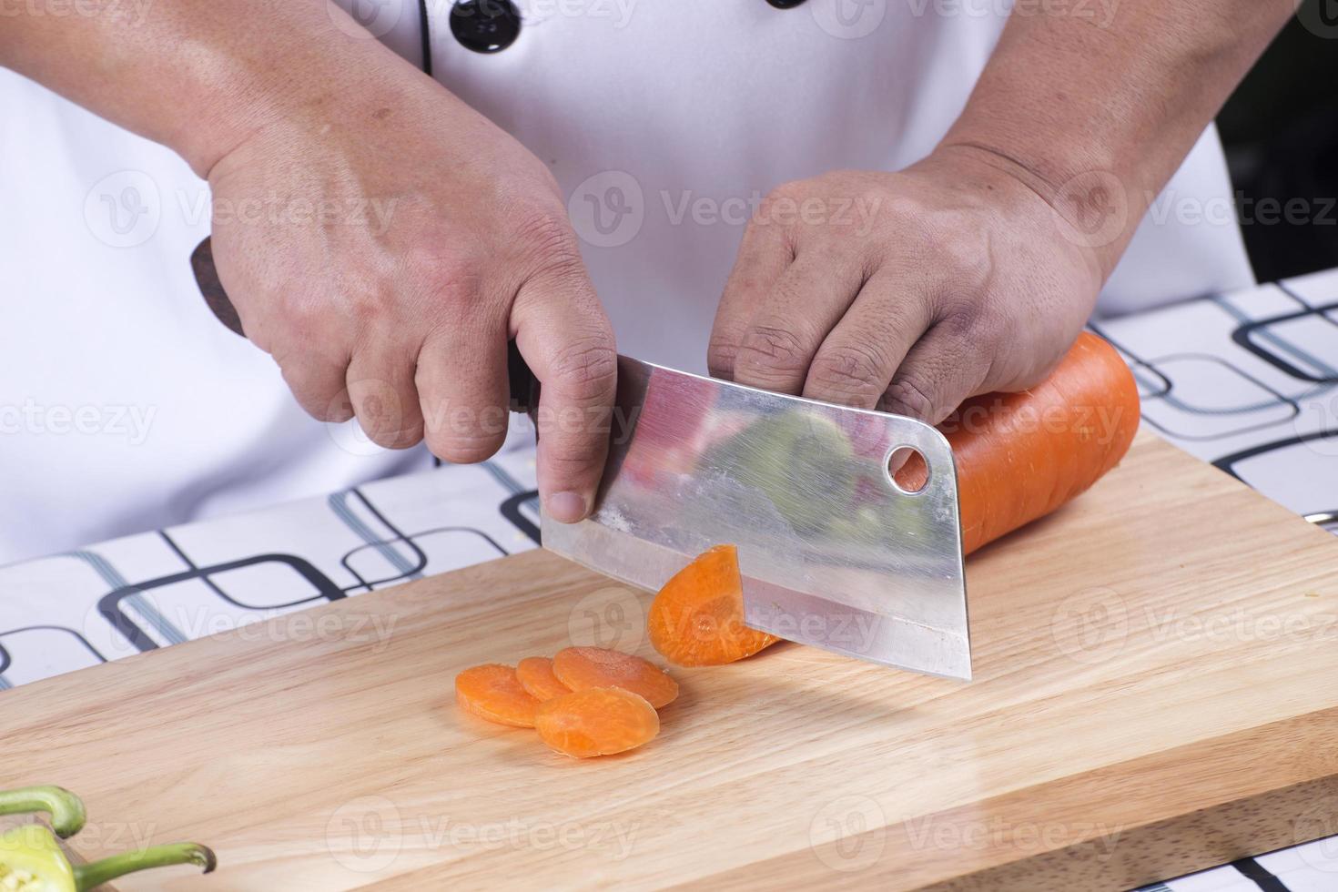 carota taglio chef foto