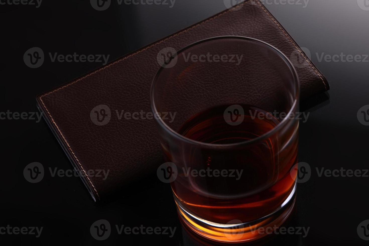 borsa di whisky e pelle foto
