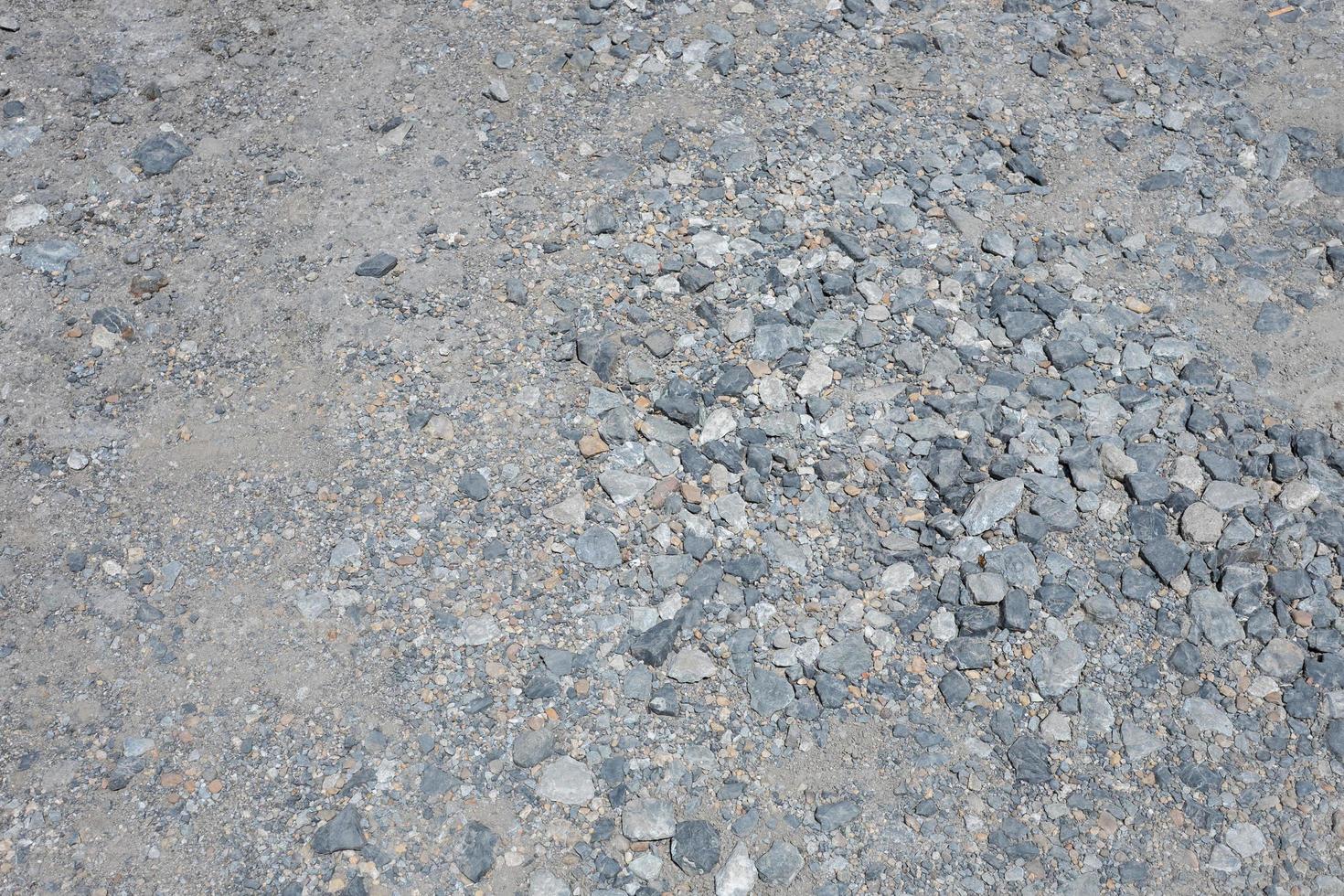 strada di pietra, strada rocciosa, strada ghiaiosa foto