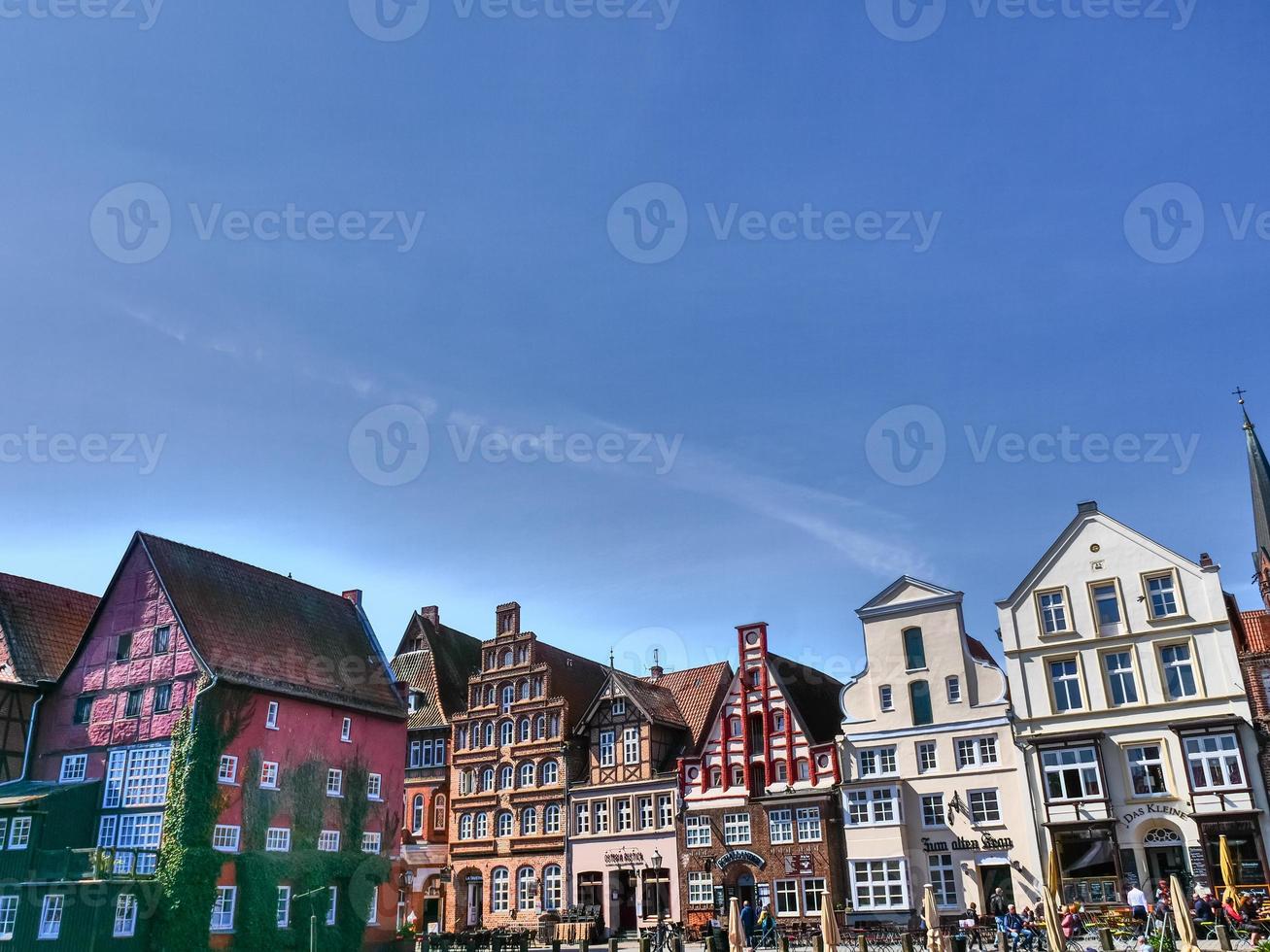 la città vecchia di Lueneburg nel nord della Germania foto