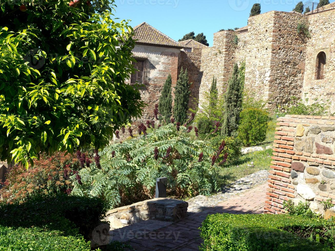 la città di malaga in spagna foto