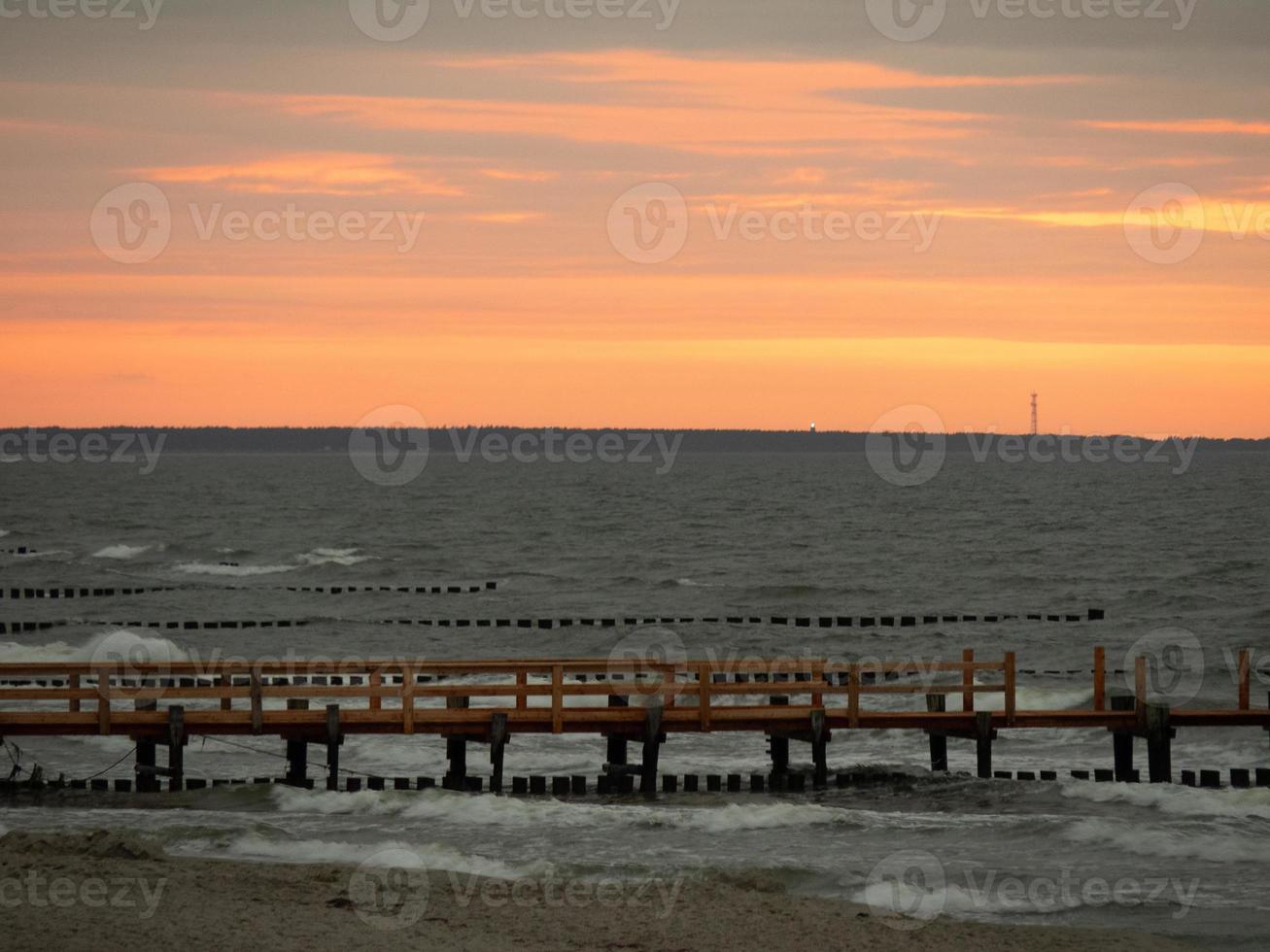 Zingst al mar baltico in germania foto