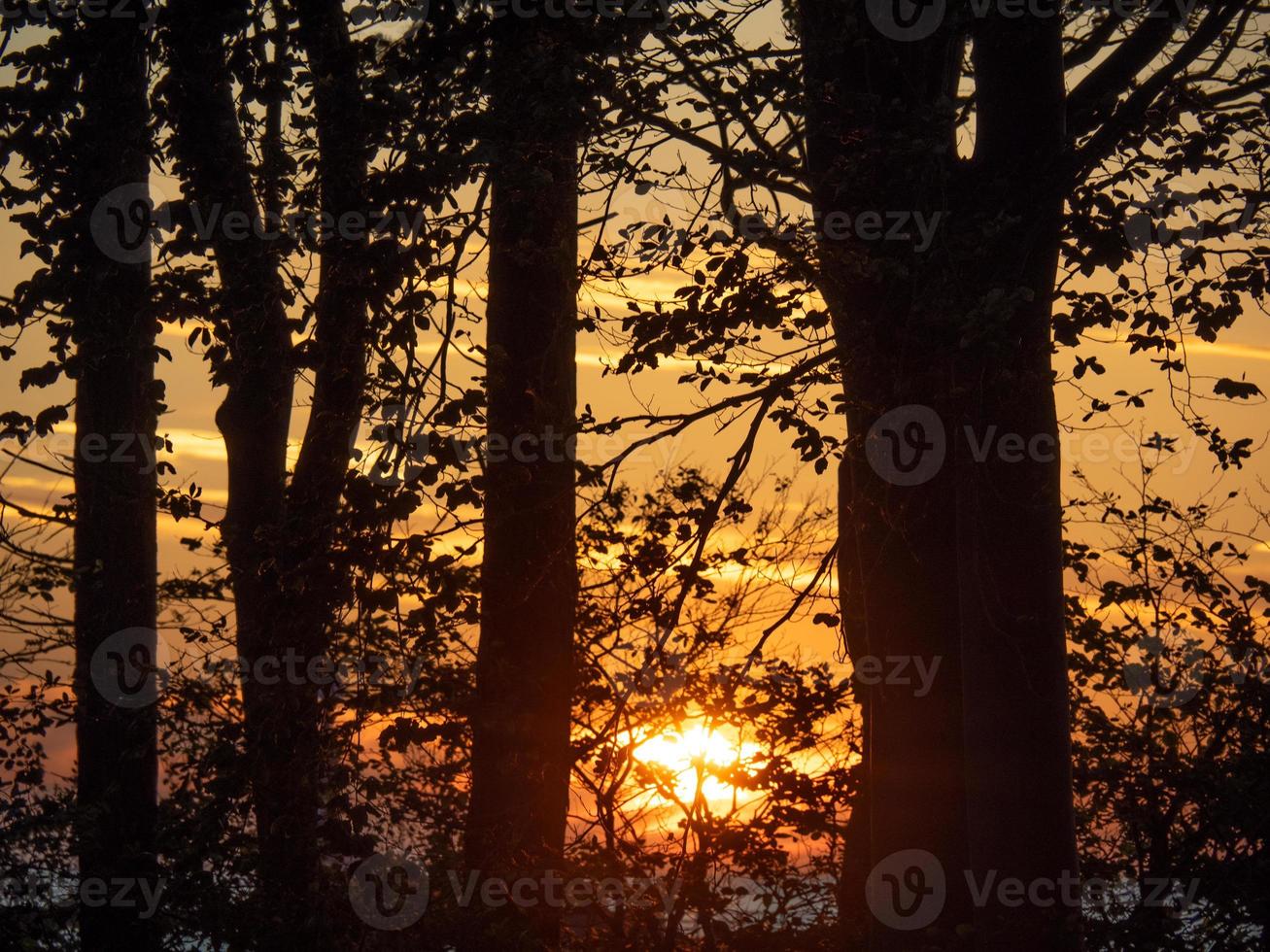 tramonto sulla spiaggia di Ofzingst foto