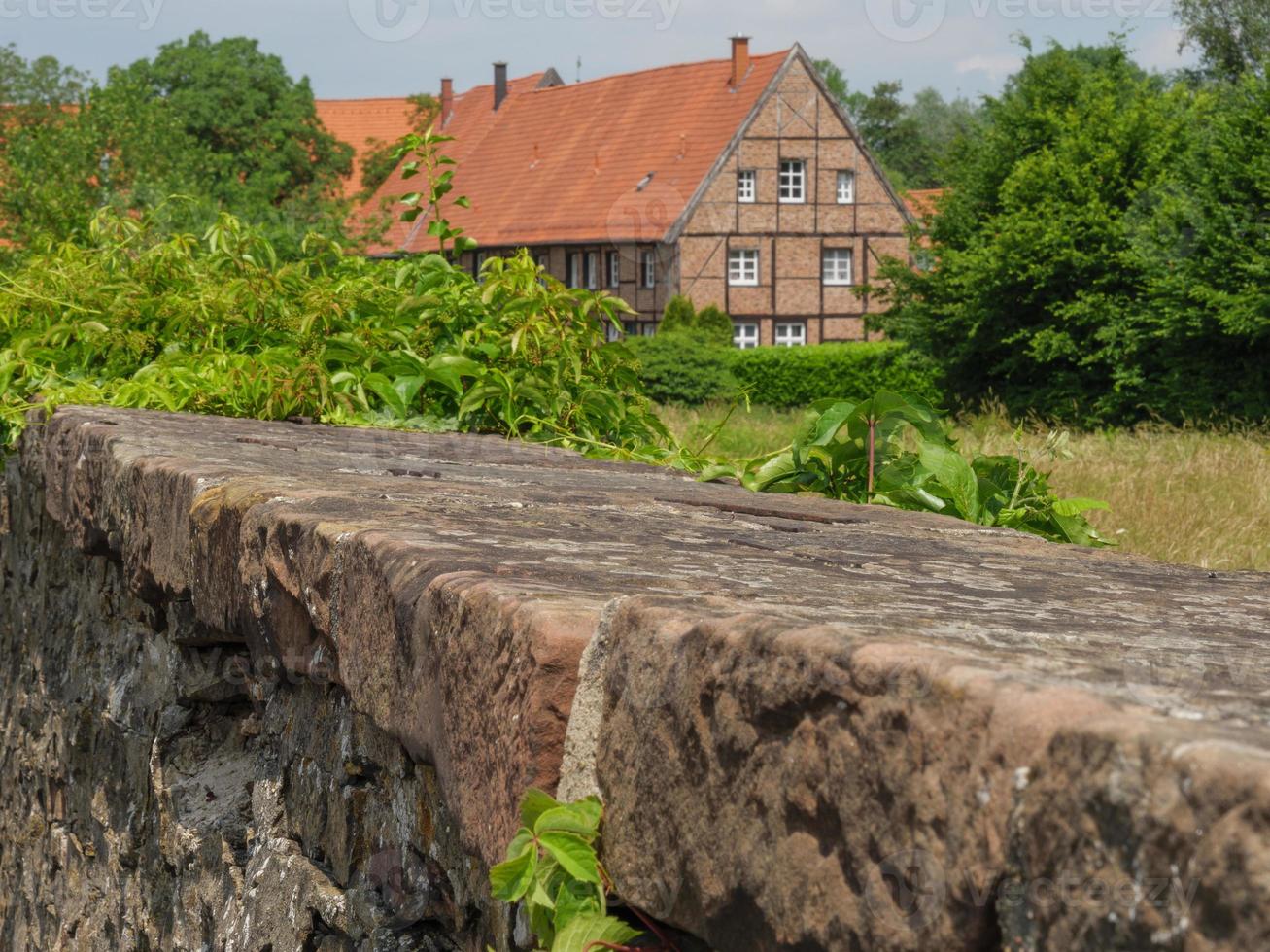 la città di steinfurt nel muensterland tedesco foto