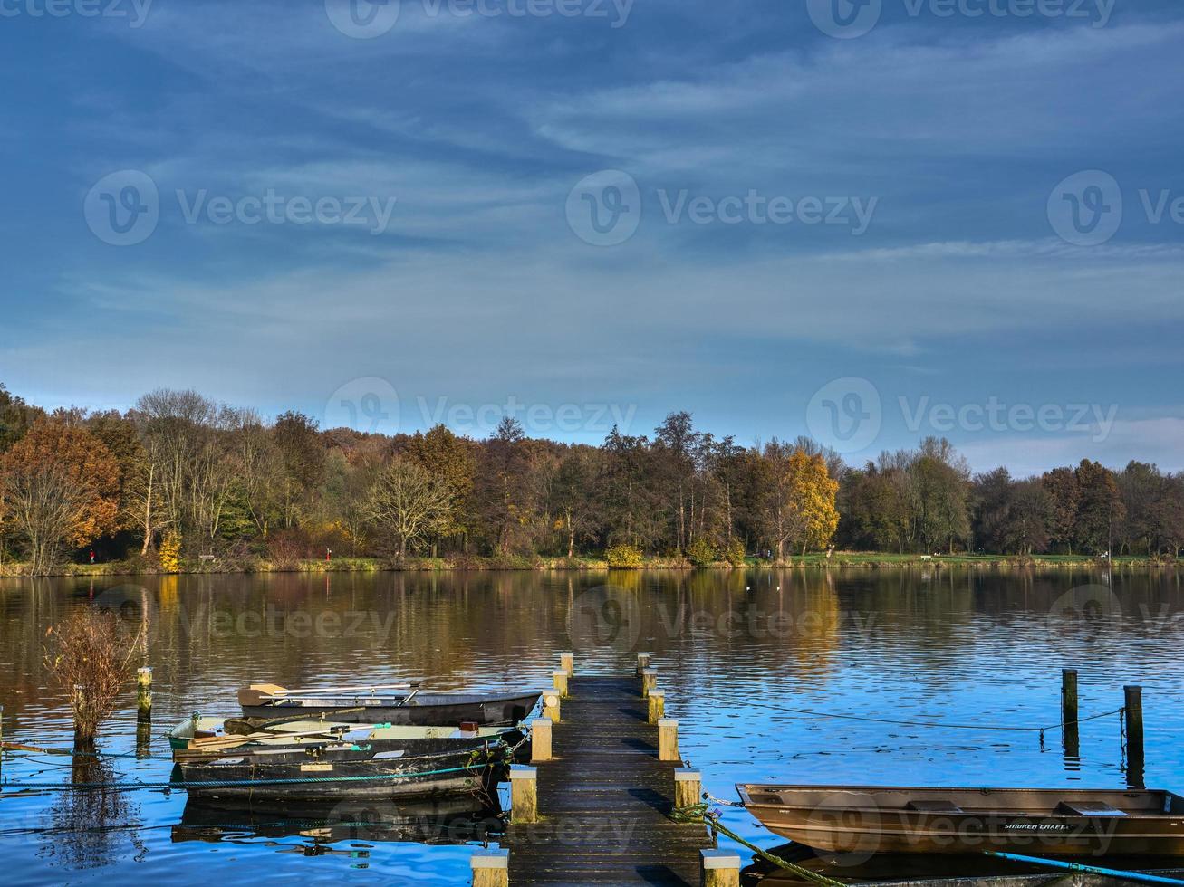 il piccolo fiume aa vicino a Borken foto