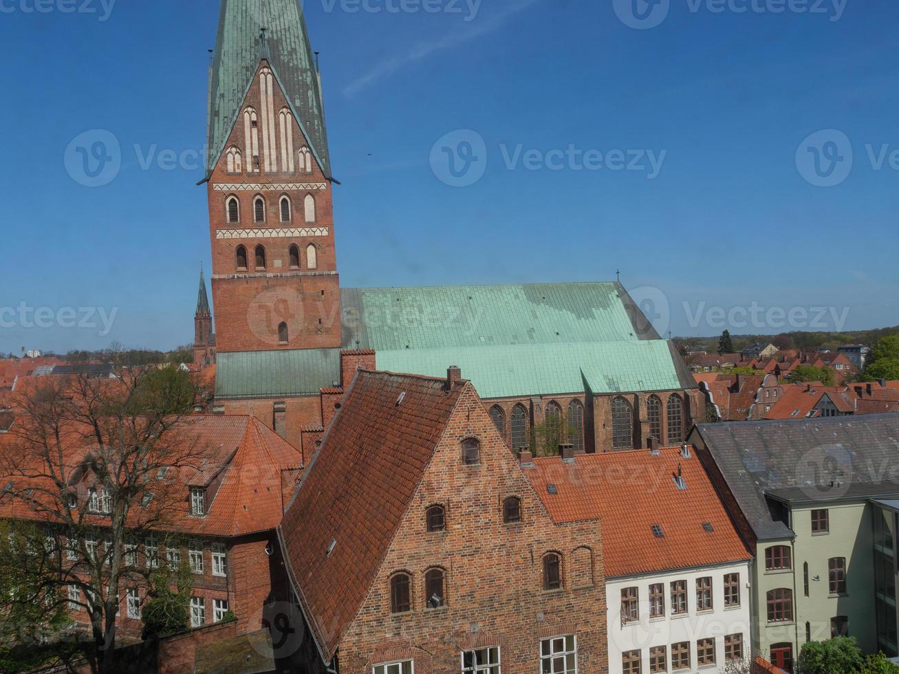 la città vecchia di Lueneburg nel nord della Germania foto