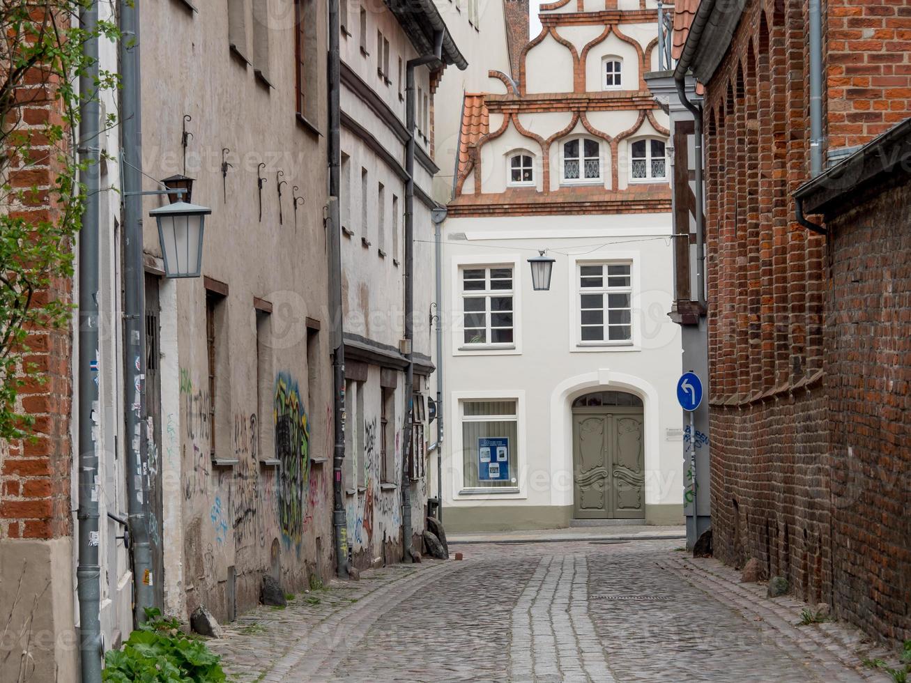 la città di stralsund in germania foto