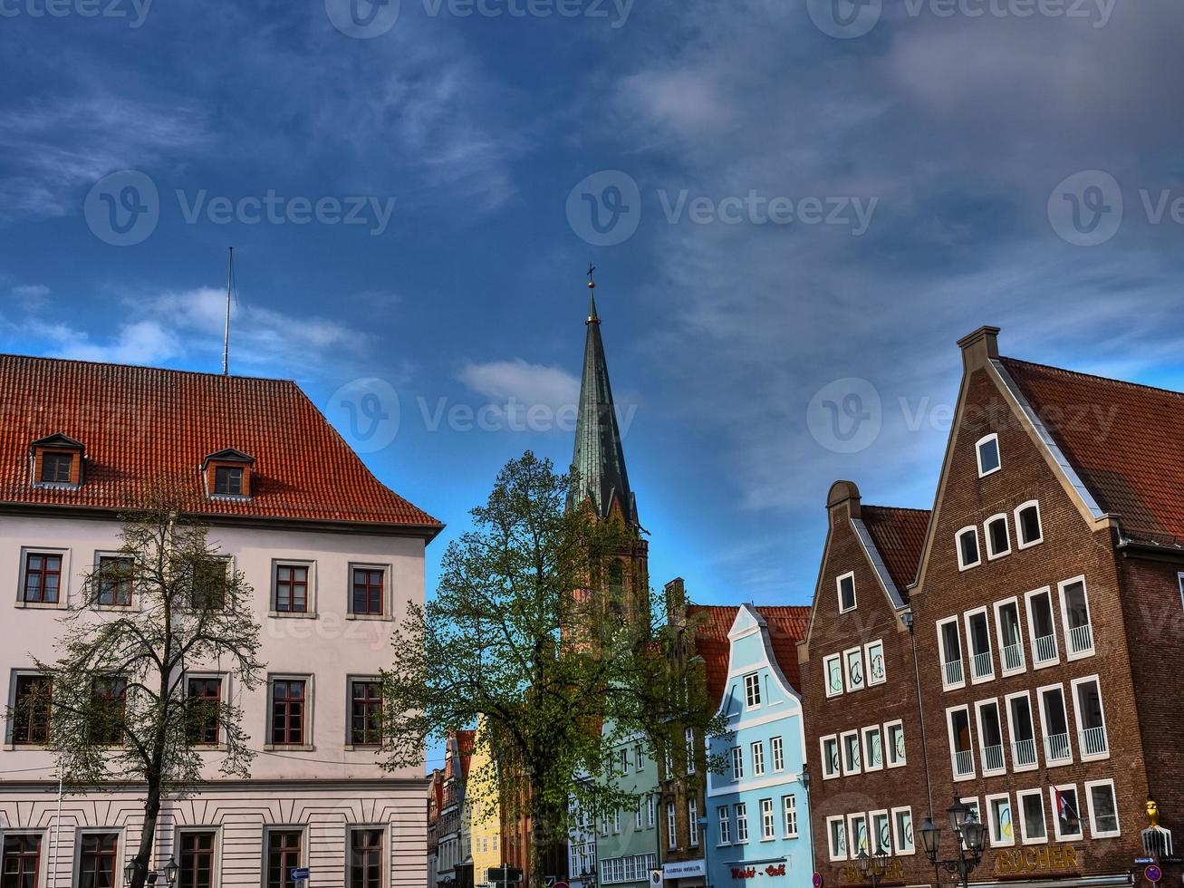 la città di Lueneburg nel nord della Germania foto