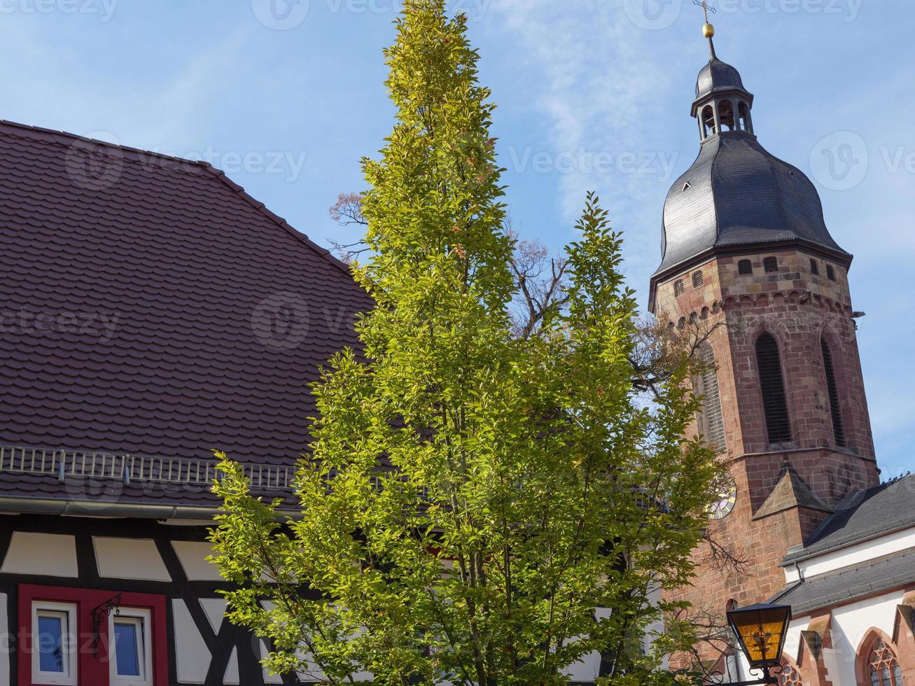 la piccola città di Kandel nel pfalz tedesco foto