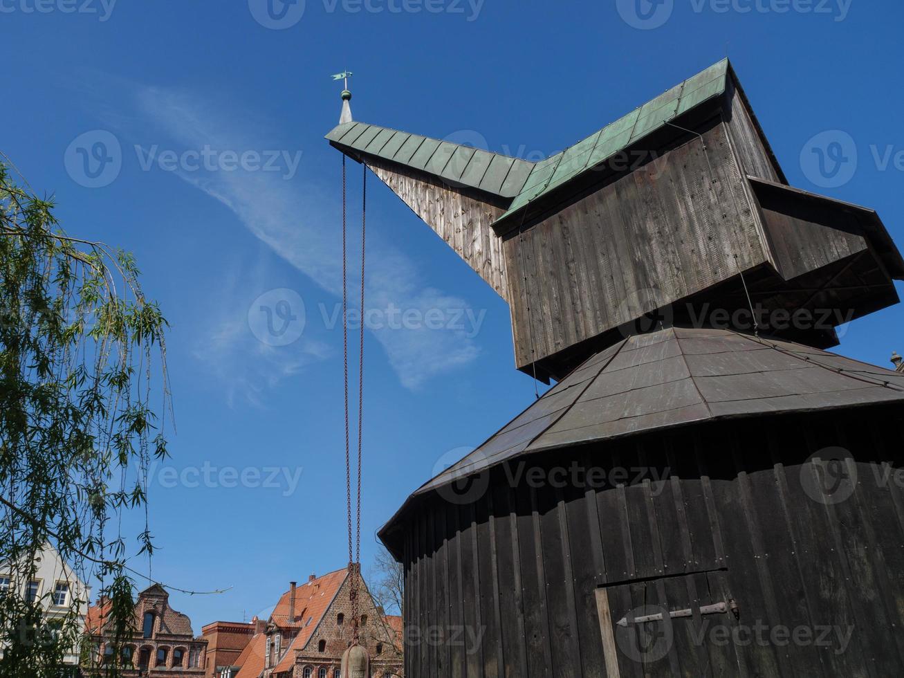 la città vecchia di Lueneburg nel nord della Germania foto