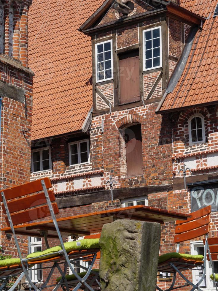 la città vecchia di Lueneburg nel nord della Germania foto