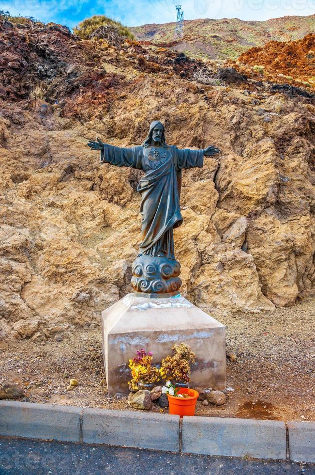 Gesù Cristo il Redentore statua a tenerife, isole canarie foto