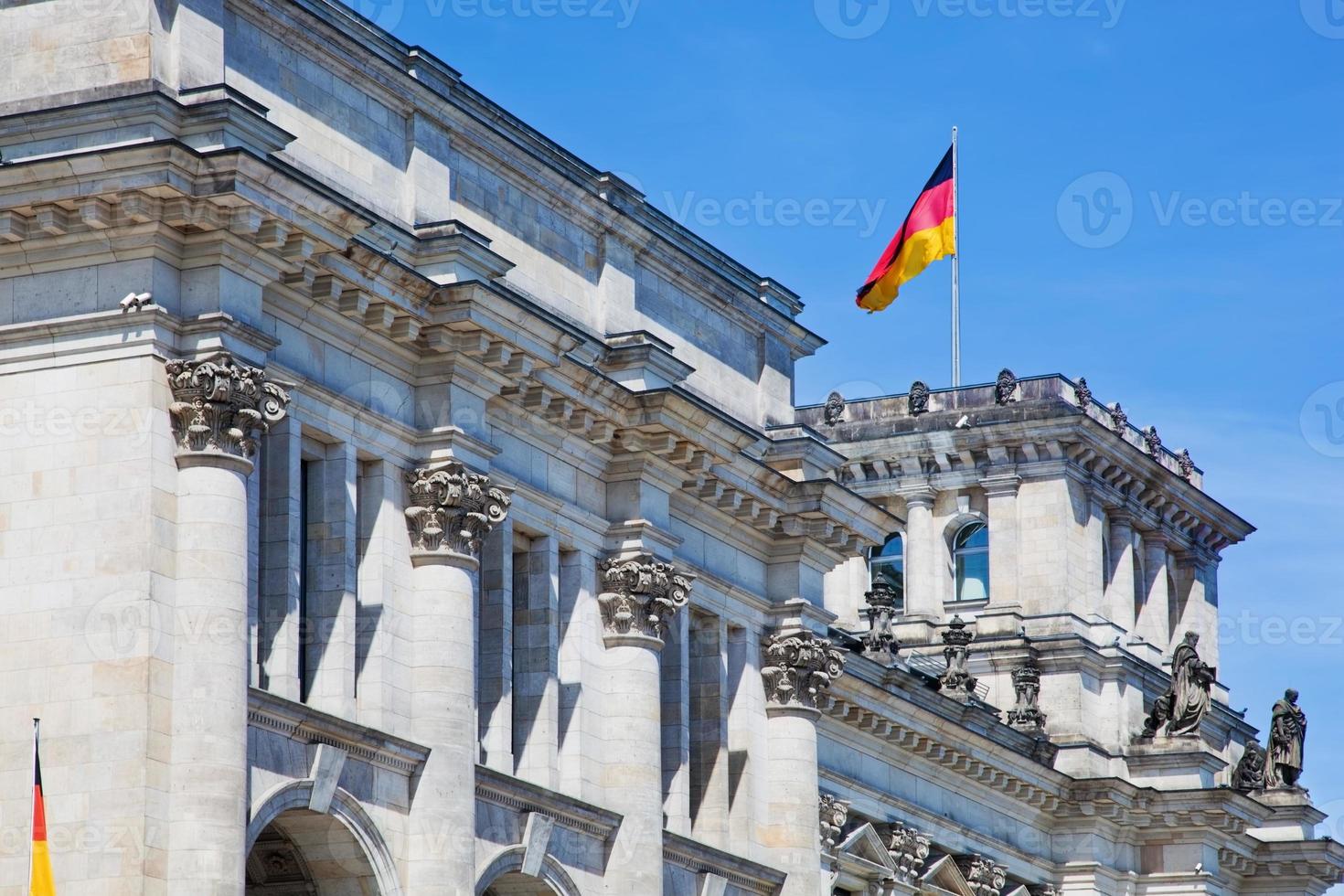 l'edificio del Reichstag. Berlino, Germania foto