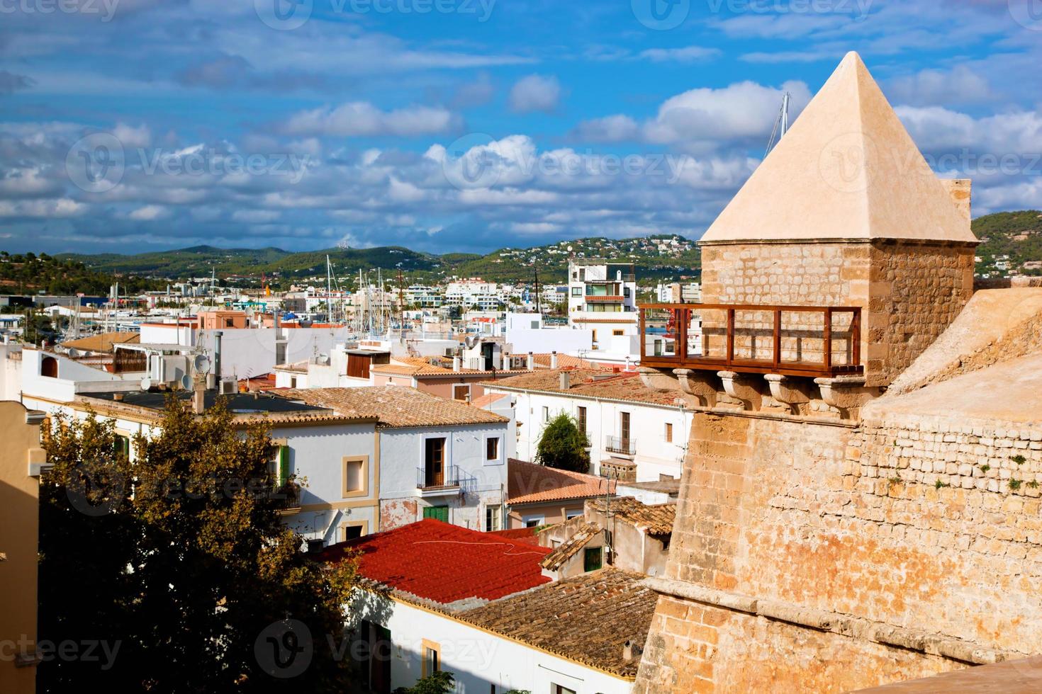 panorama di ibiza, spagna foto