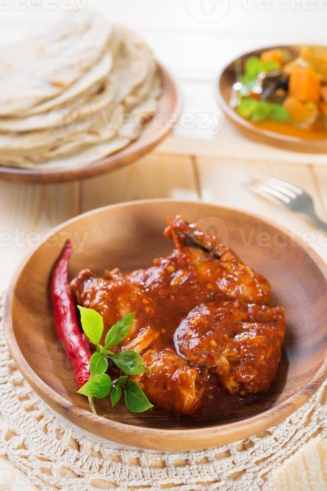 pollo al curry indiano foto