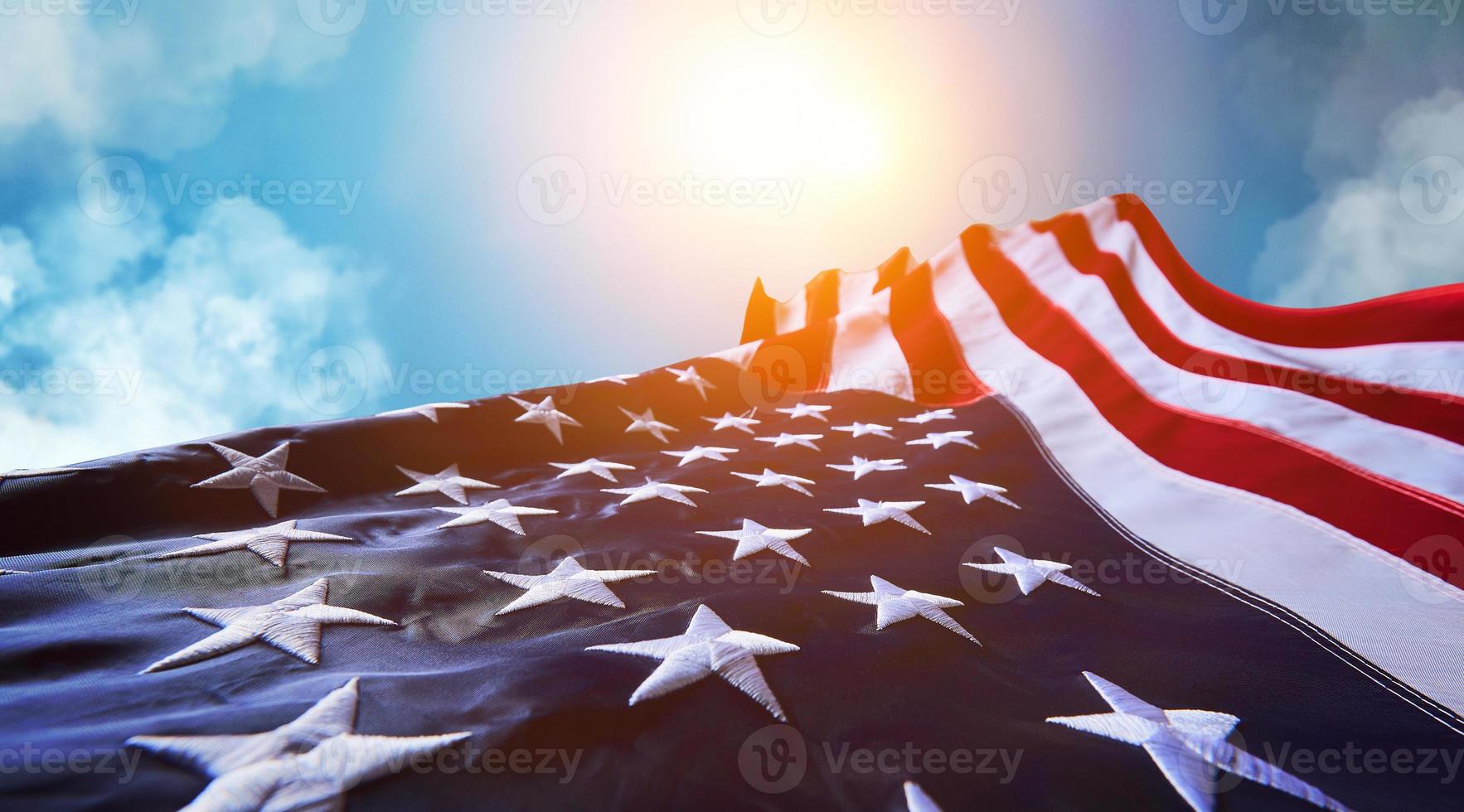noi bandiera americana foto