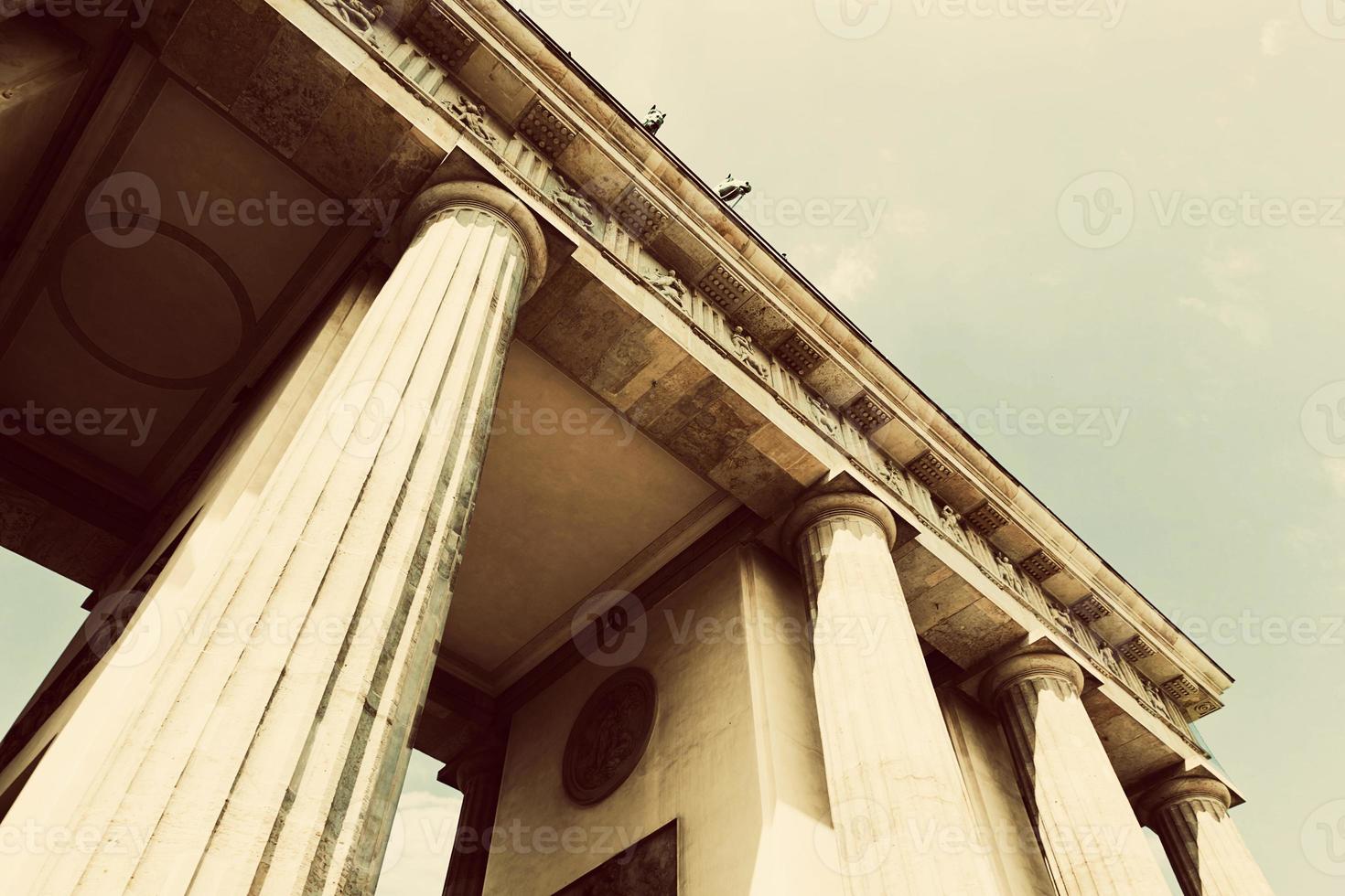 porta di brandeburgo, berlino, germania foto