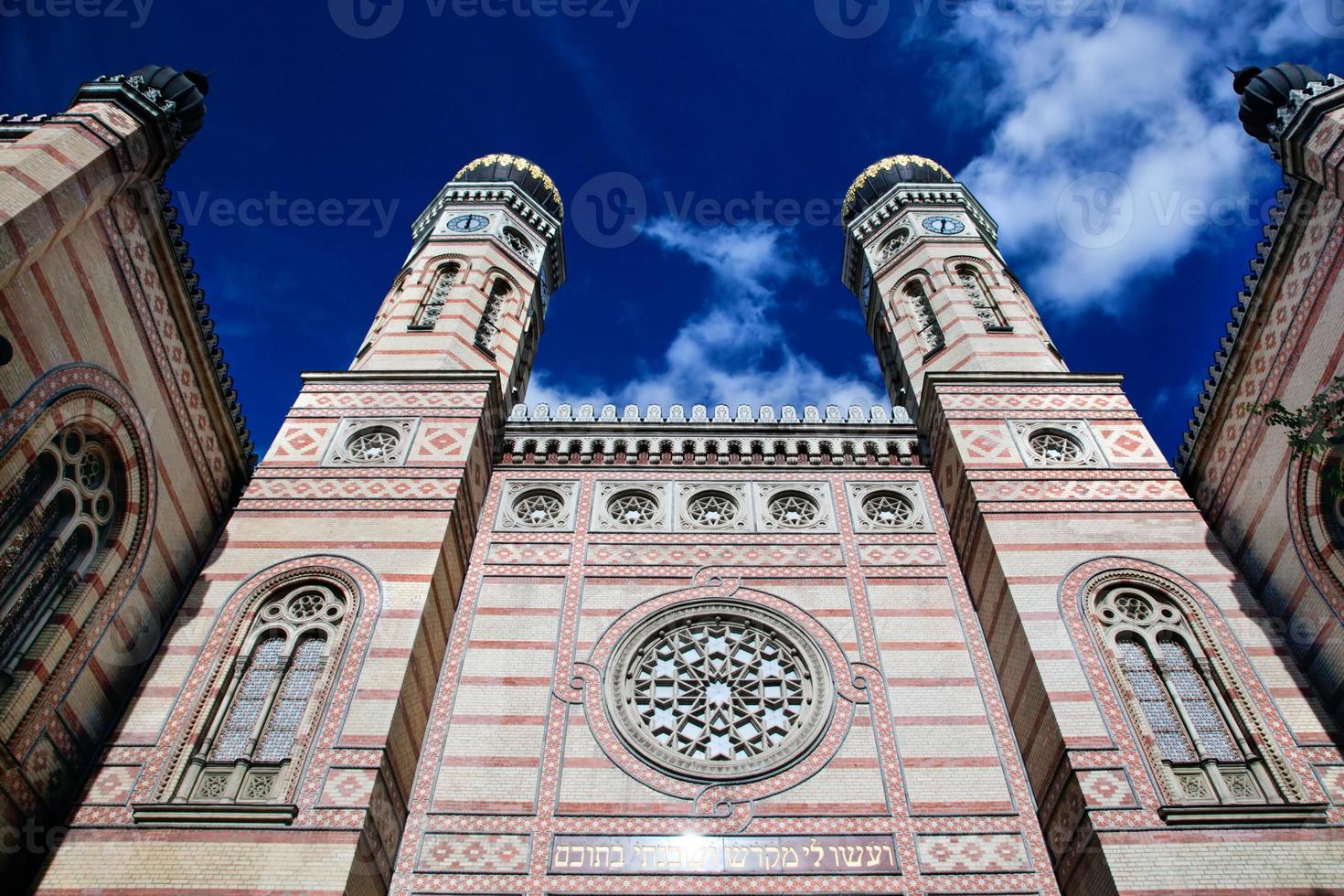 la grande sinagoga. Budapest, Ungheria foto