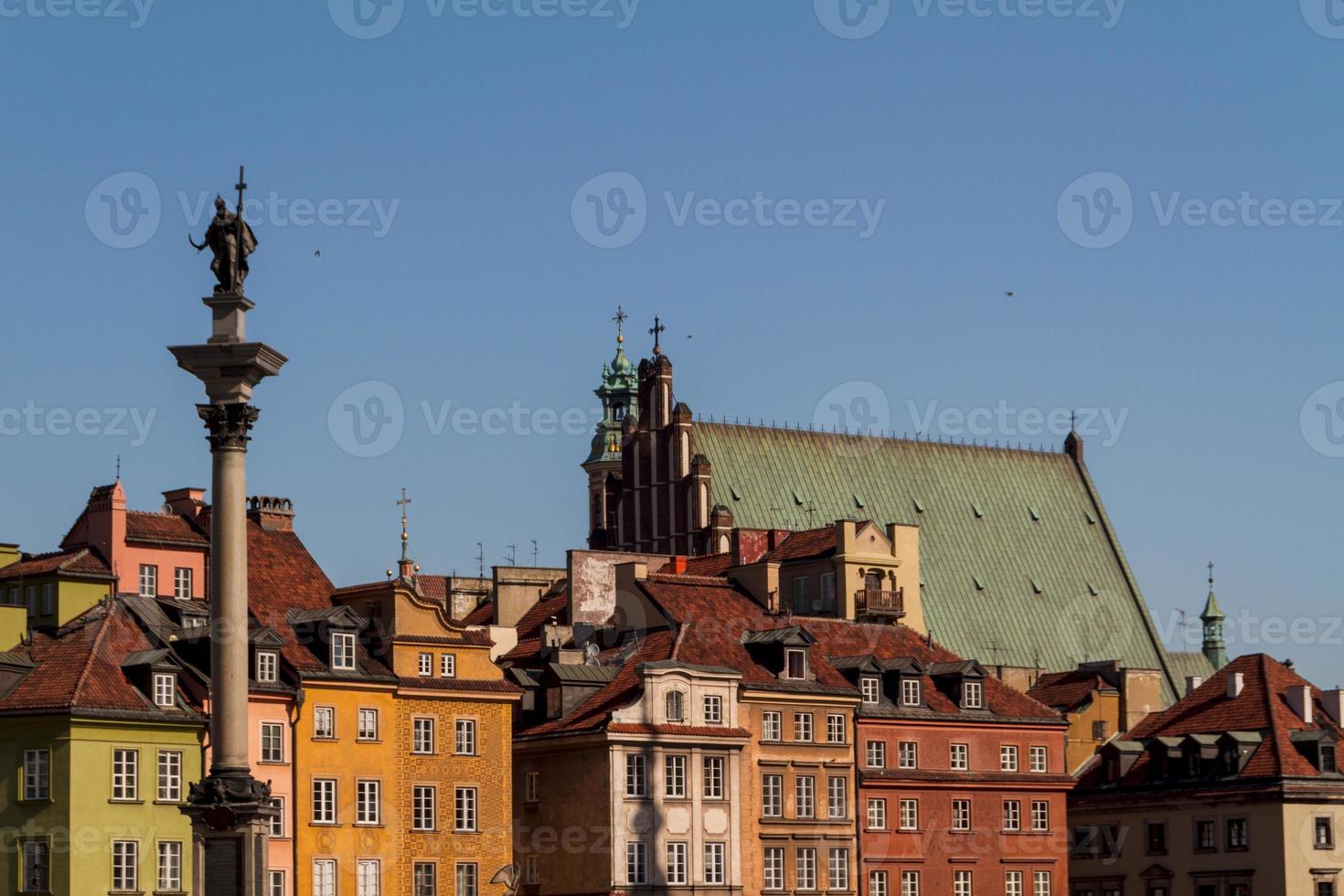 piazza del castello a varsavia, polonia foto