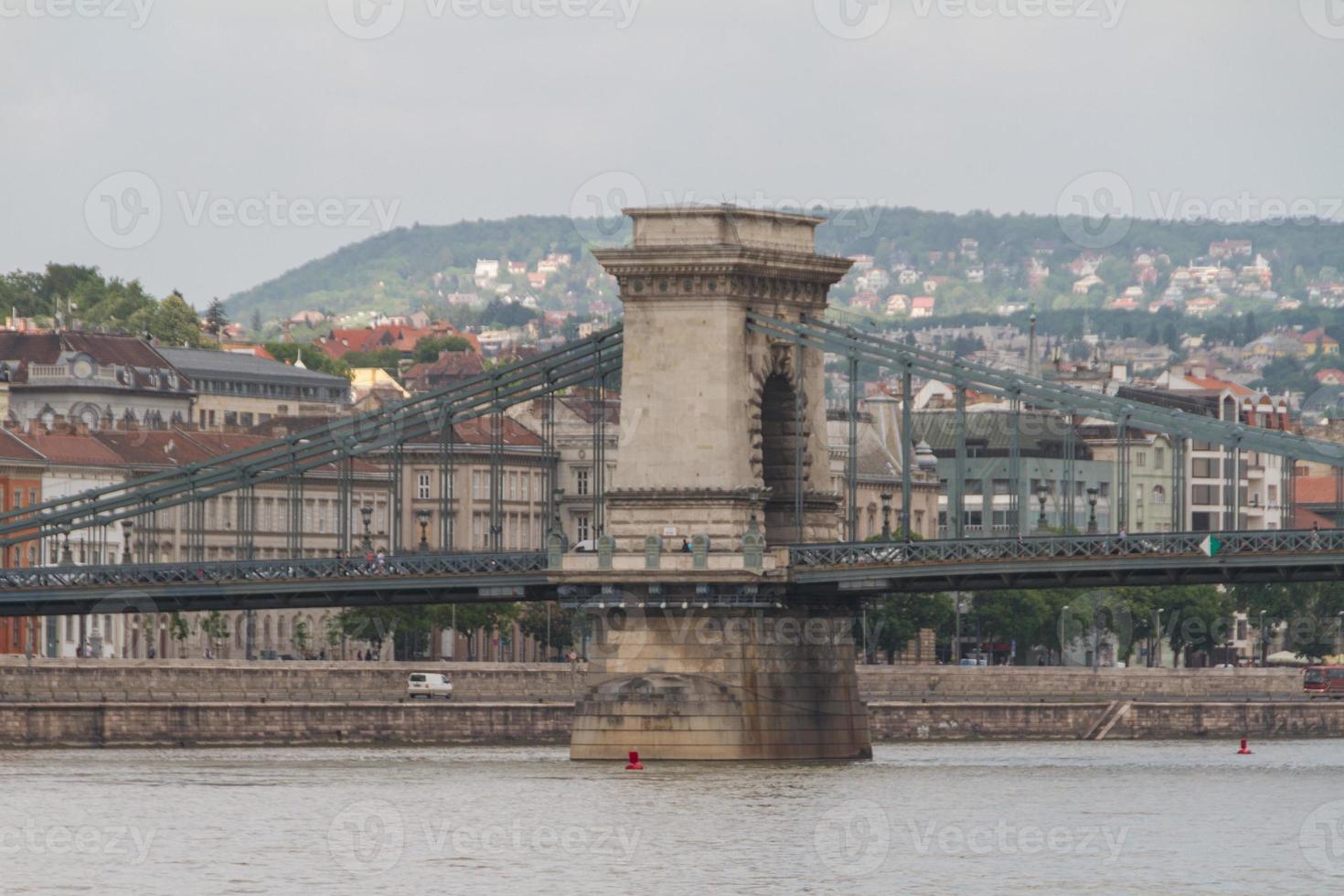 ponte delle catene di budapest, Ungheria foto