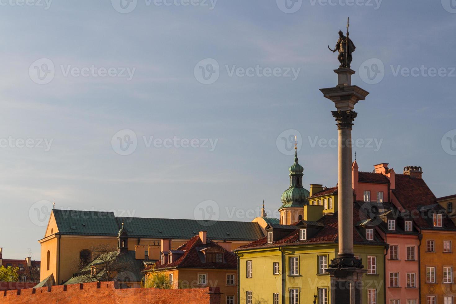 piazza del castello a varsavia, polonia foto