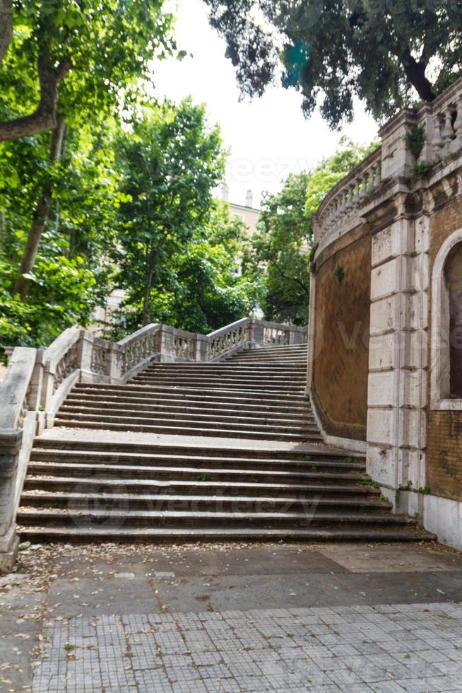 Roma, Italia. particolari architettonici tipici della città vecchia foto