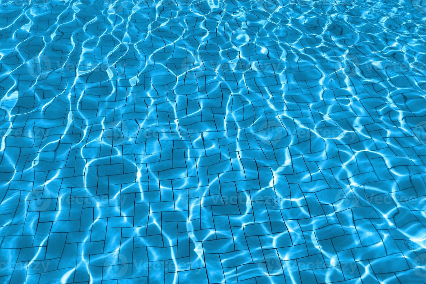 piscina blu acqua di fondo foto