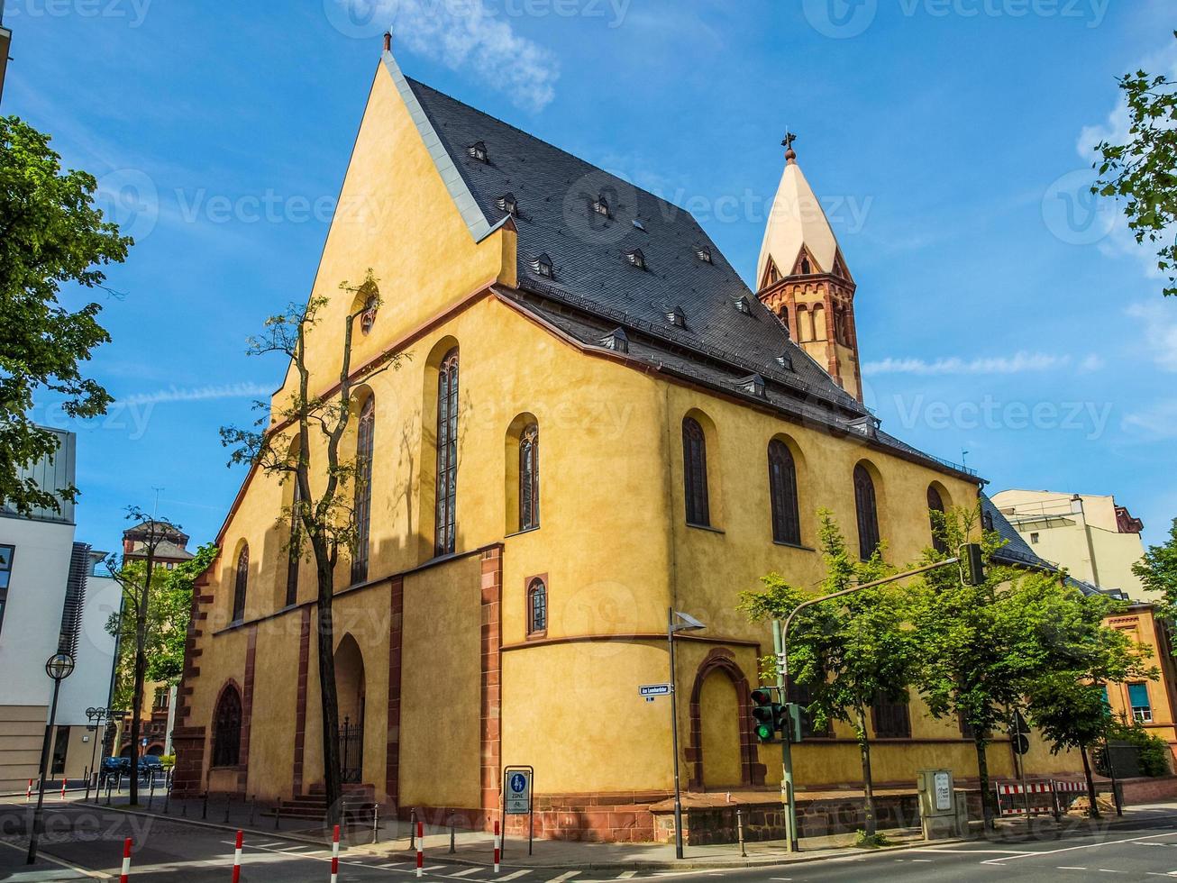 hdr chiesa di san leonardo francoforte foto