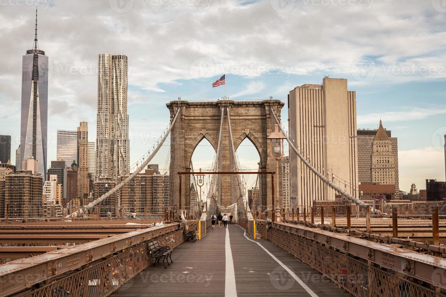 Ponte di Brooklyn, New York, Stati Uniti d'America foto
