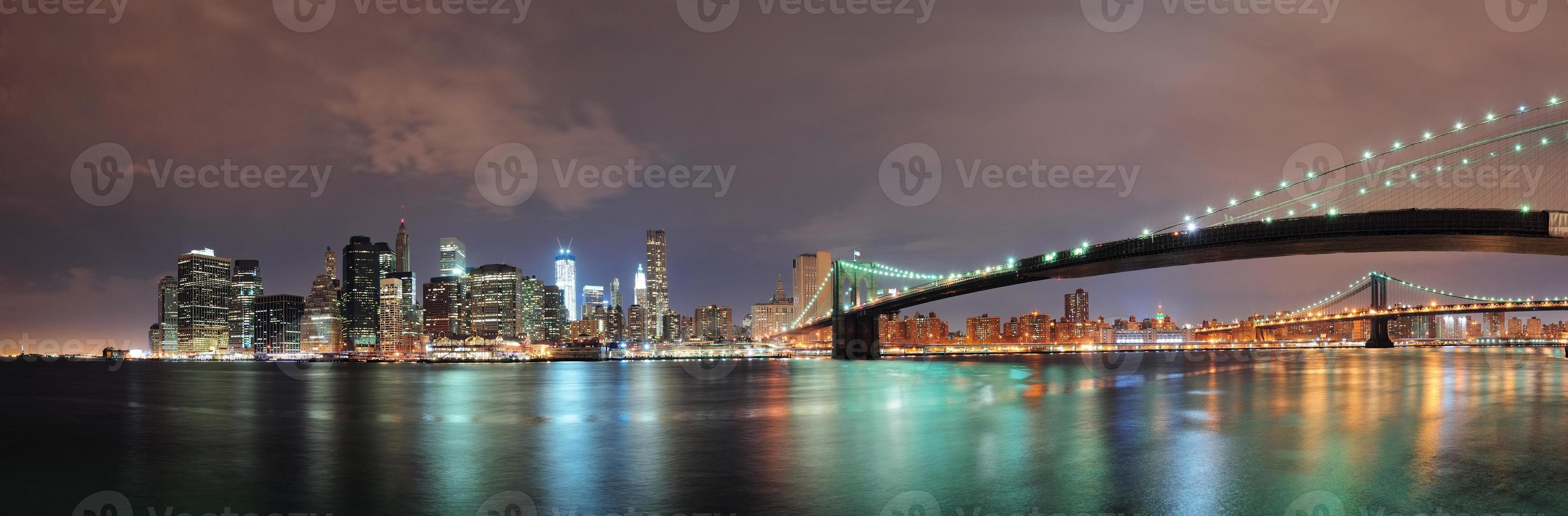 panorama di new york city foto