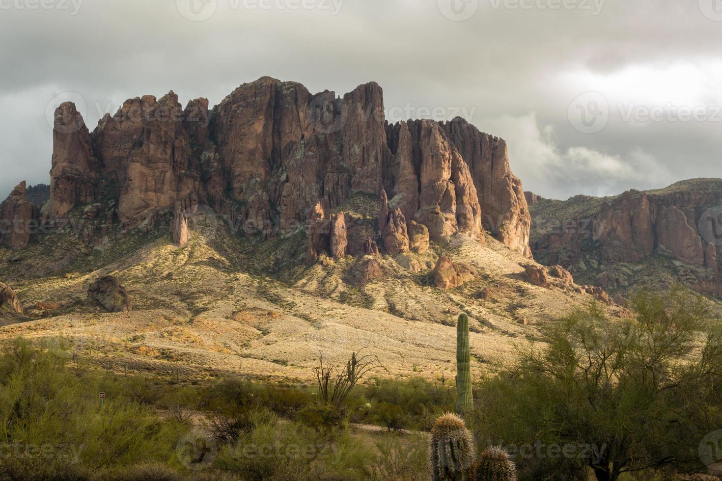 il bellissimo paesaggio del deserto dell'Arizona foto