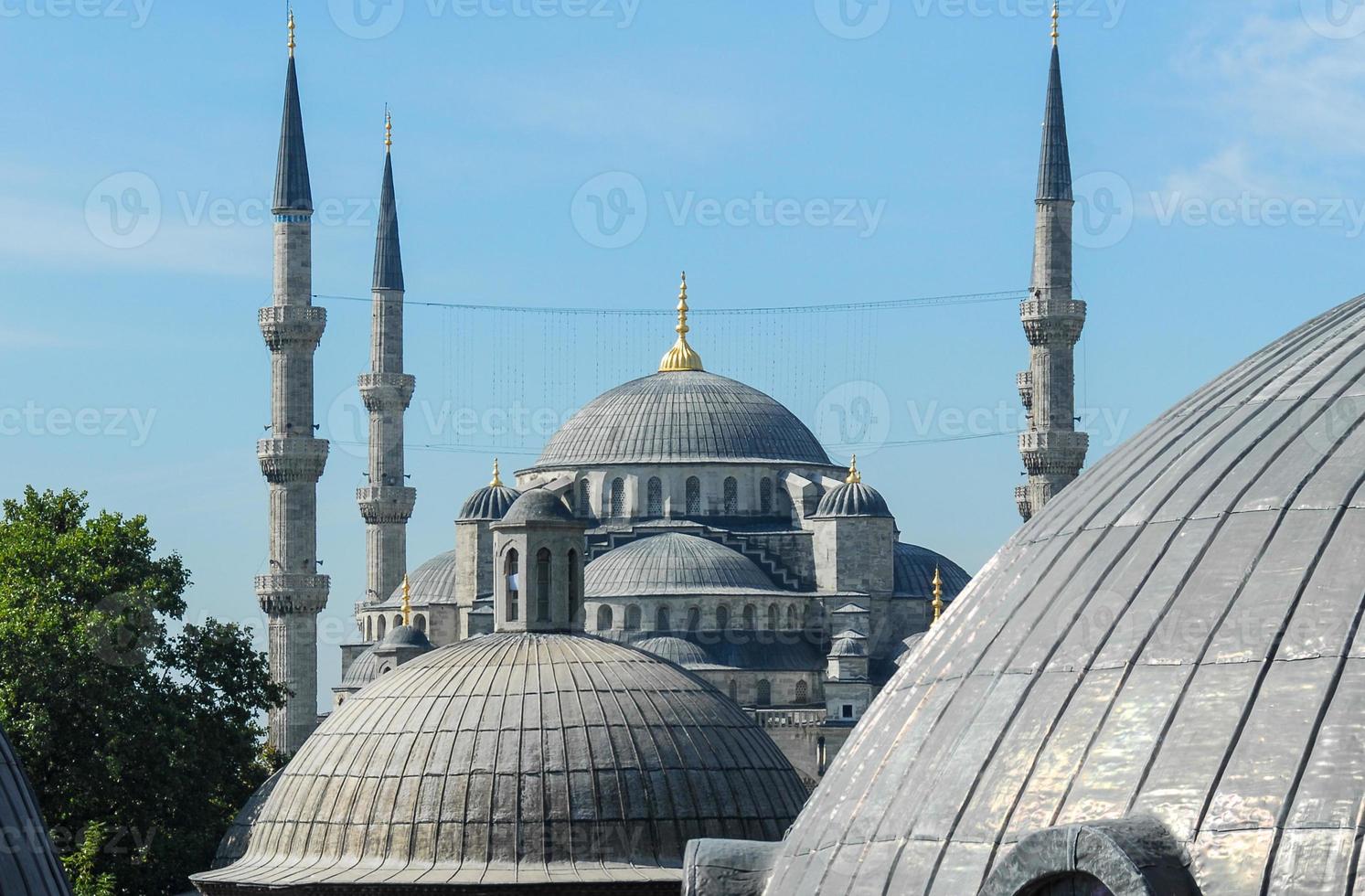 Moschea Blu vista da Hagia Sophia foto
