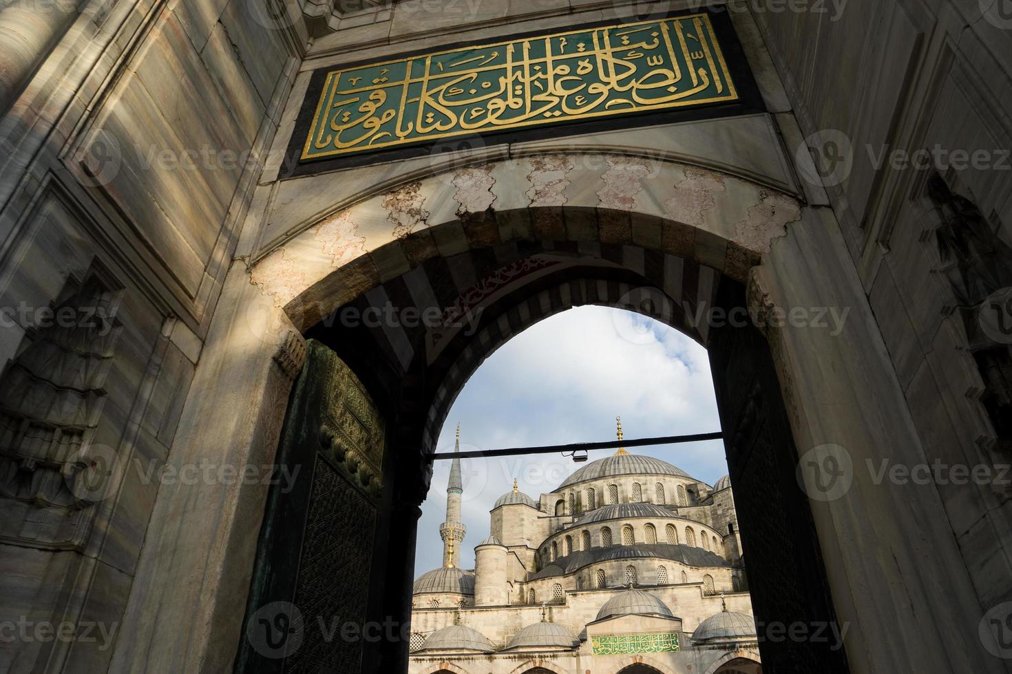 moschea blu sultano ahm, turchia di istanbul foto