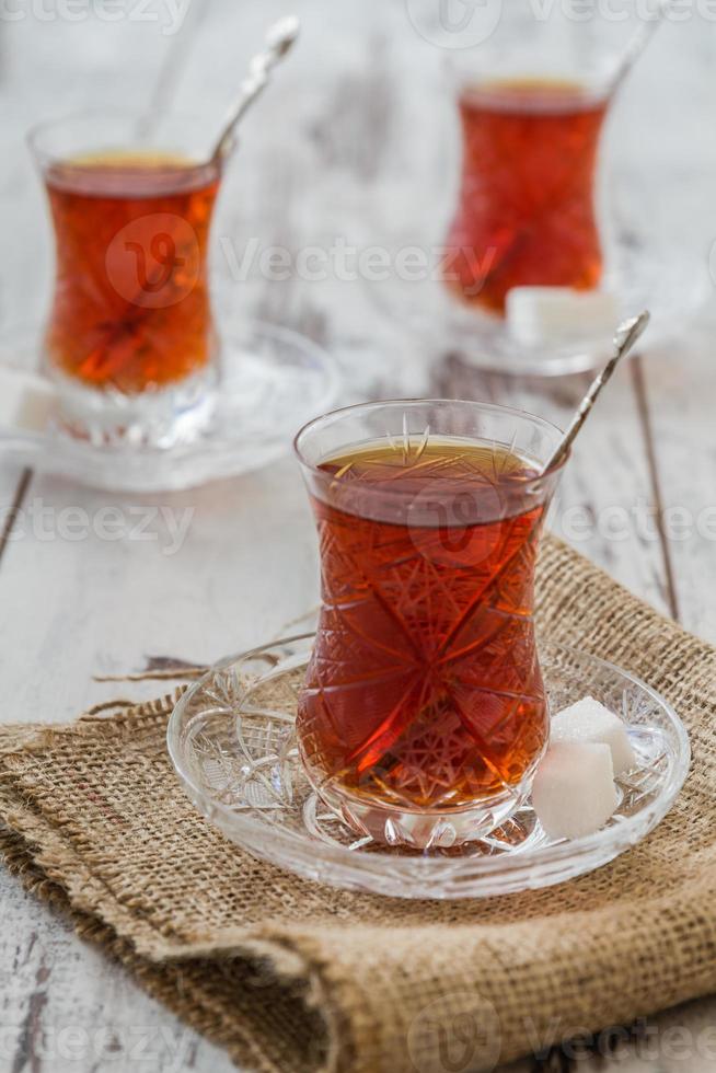 tè turco tradizionale foto
