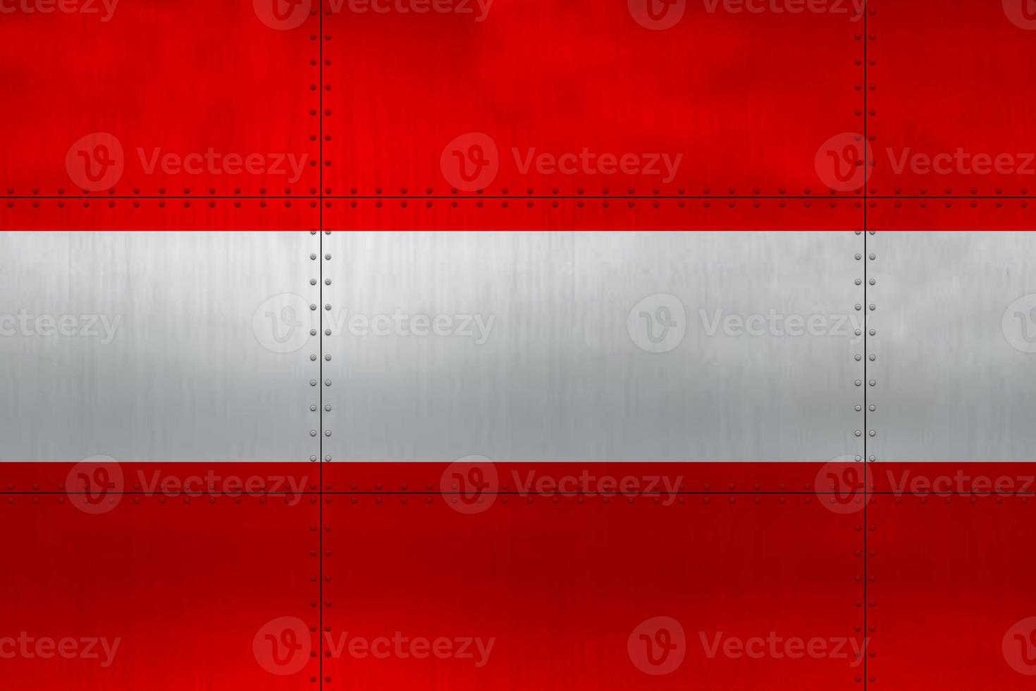 bandiera dell'austria su metallo foto