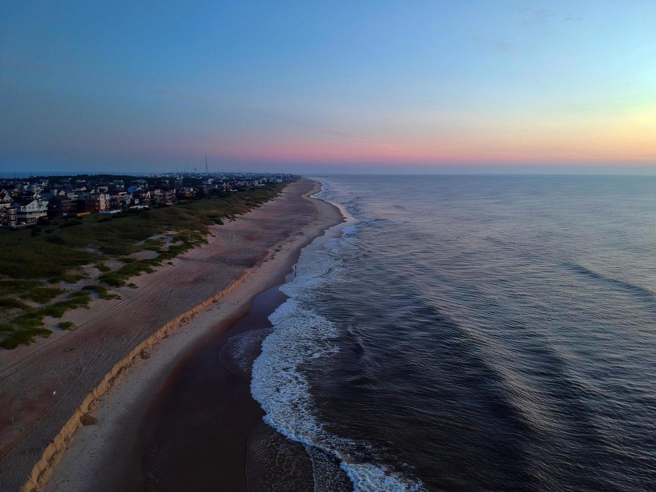 sponde esterne della Carolina del Nord alba foto