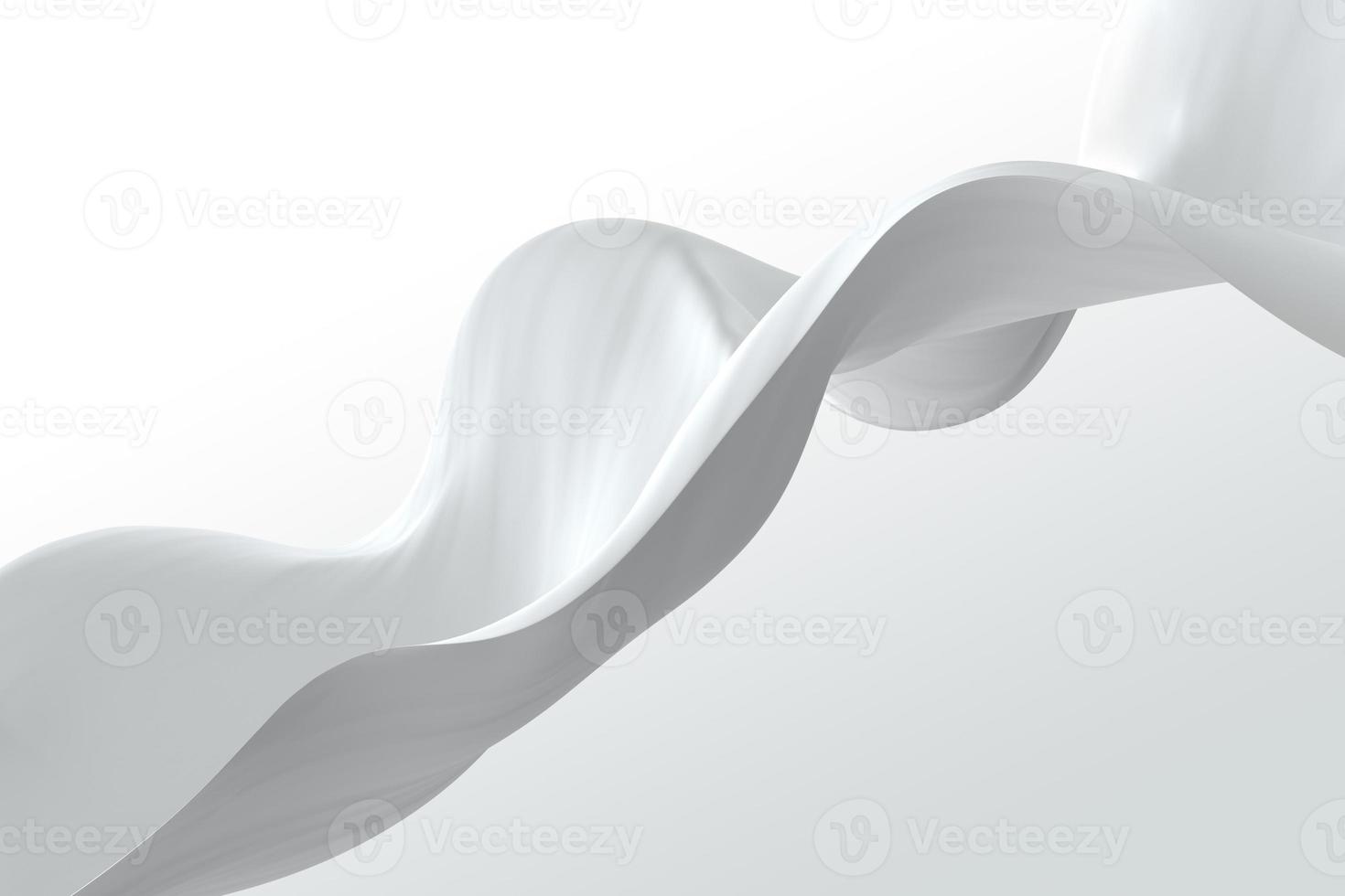 sfondo bianco e grigio astratto. trama di stoffa di lusso satinata. illustrazione di rendering 3d foto