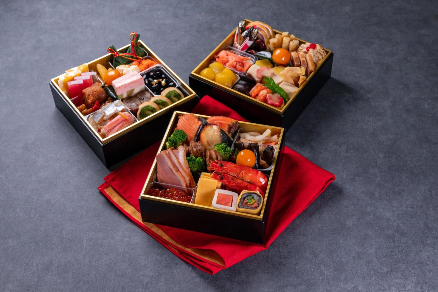 osechi - piatto tradizionale giapponese di capodanno foto