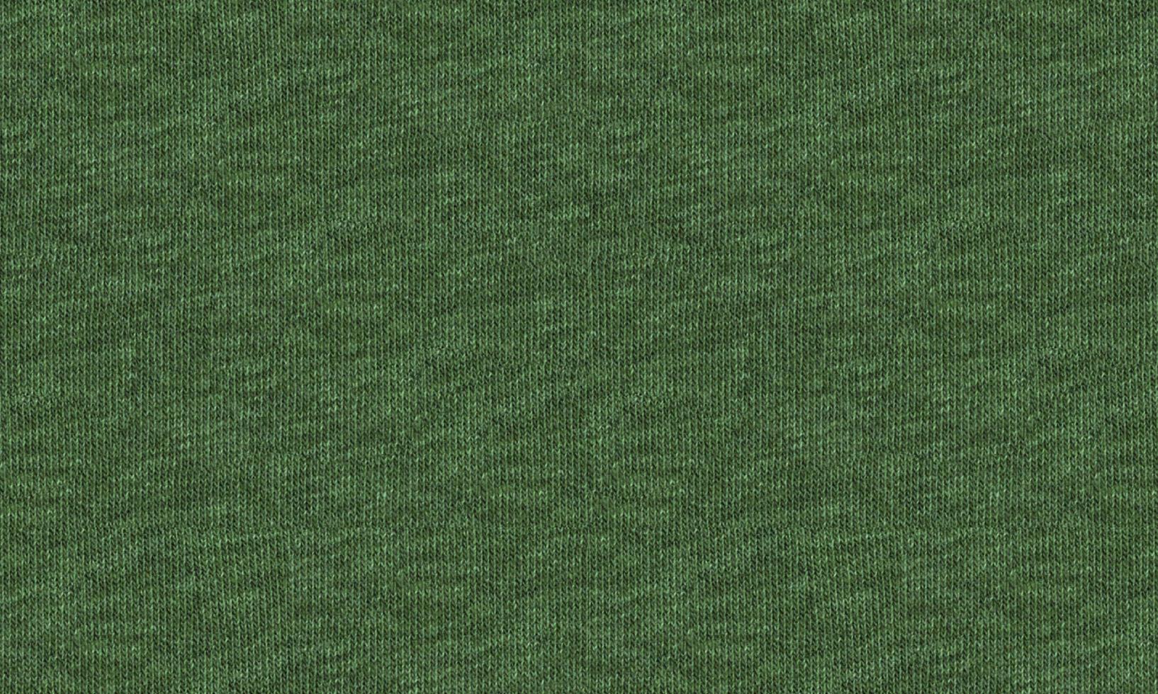 sfondo di struttura del tessuto di jersey di cotone di colore verde. foto