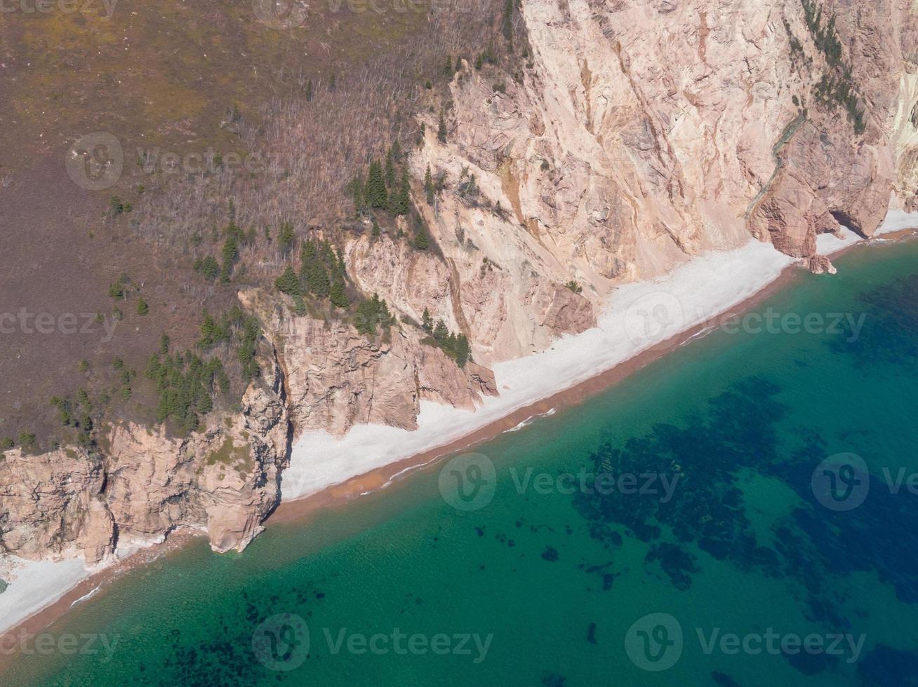 il fondale oceanico visto dall'isola di Cape Breton foto