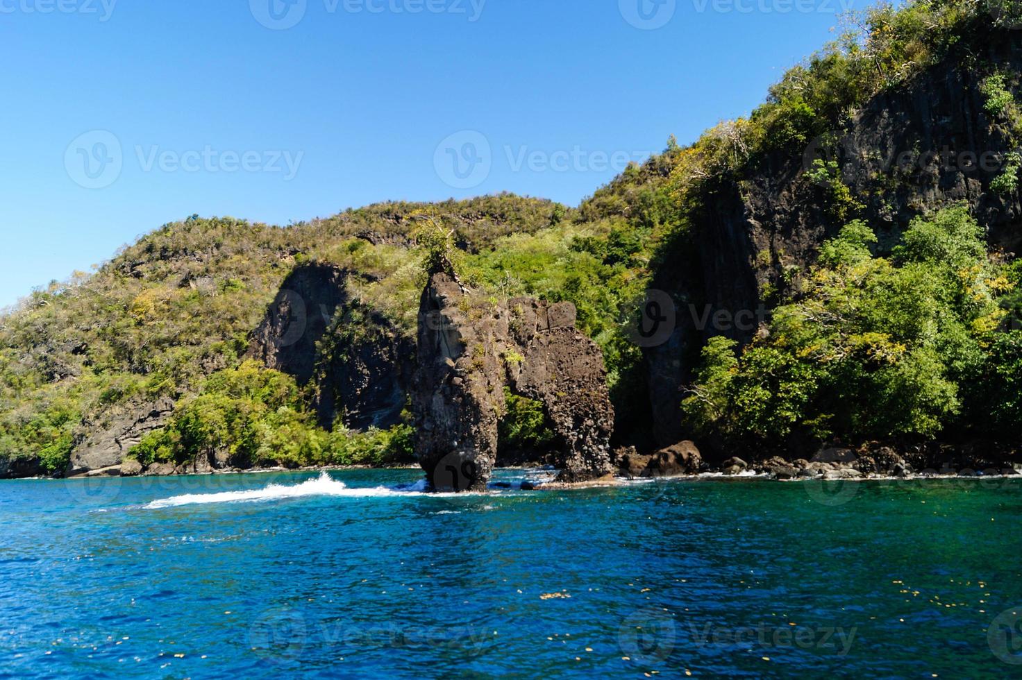 Wallilabou Bay Saint Vincent e Grenadine nel Mar dei Caraibi foto